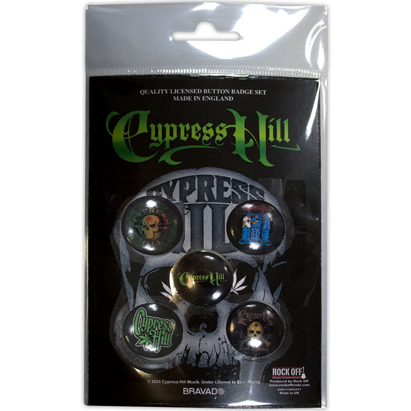 Cypress Hill Plastic Pin Badge - Presidential Seal