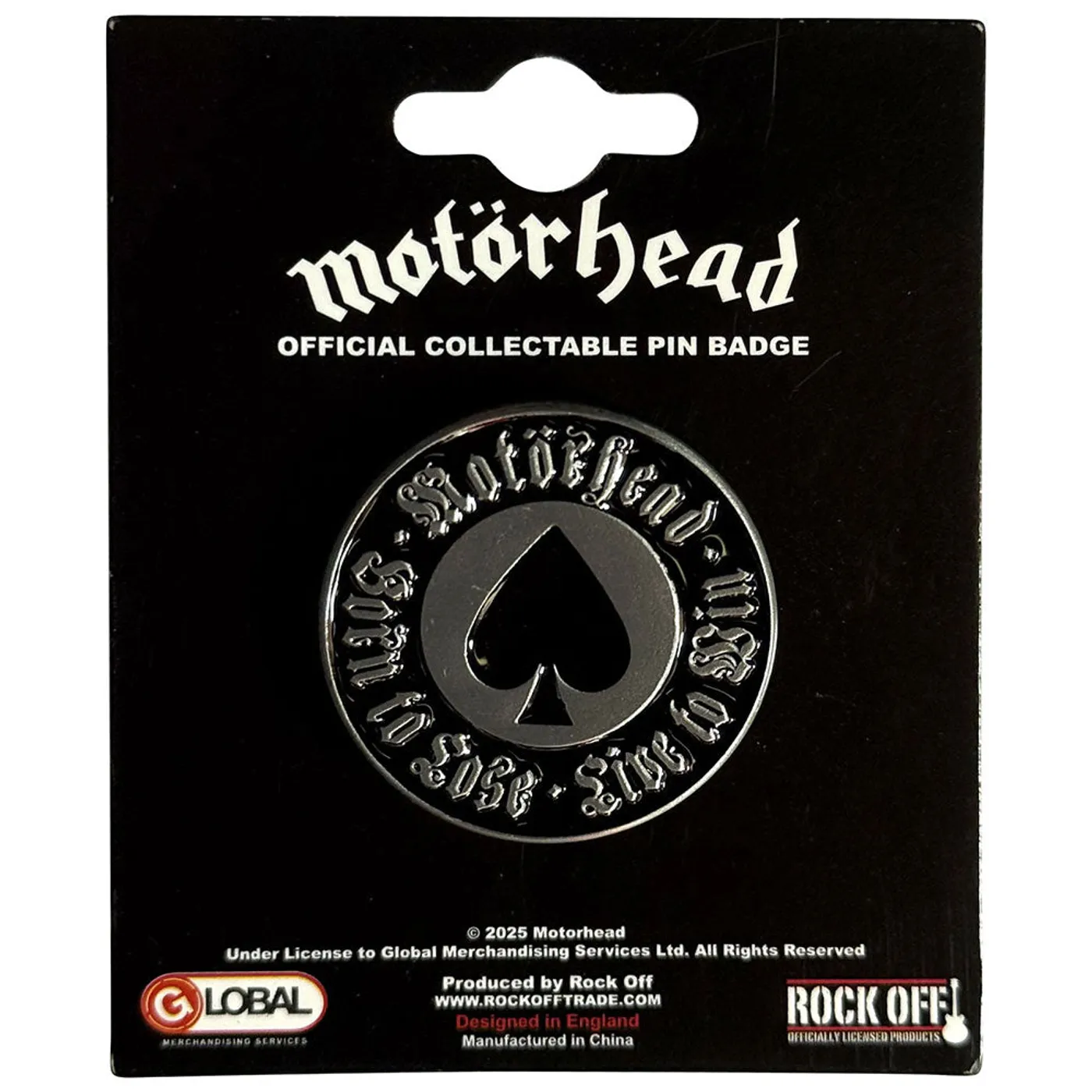 Motörhead Pin Badge - Hell Patrol Metal