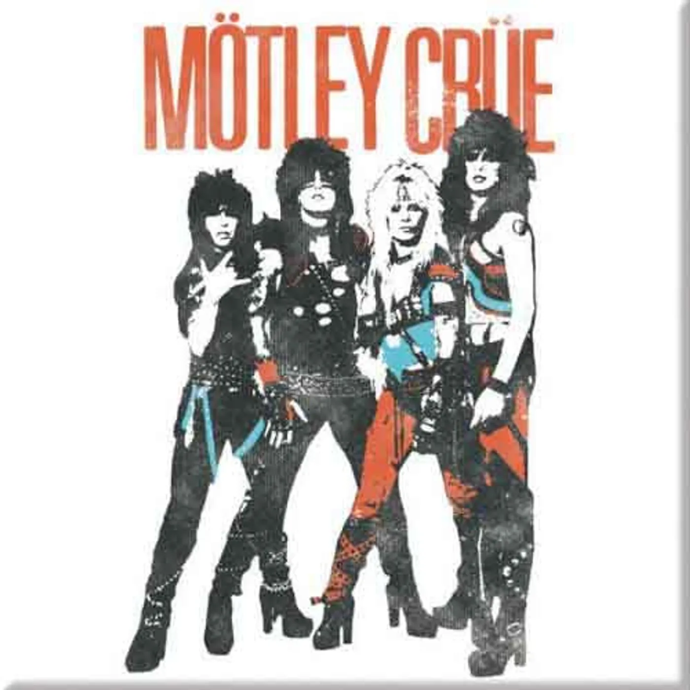 Mötley Crüe Fridge Magnets - The Division Bell Graphic