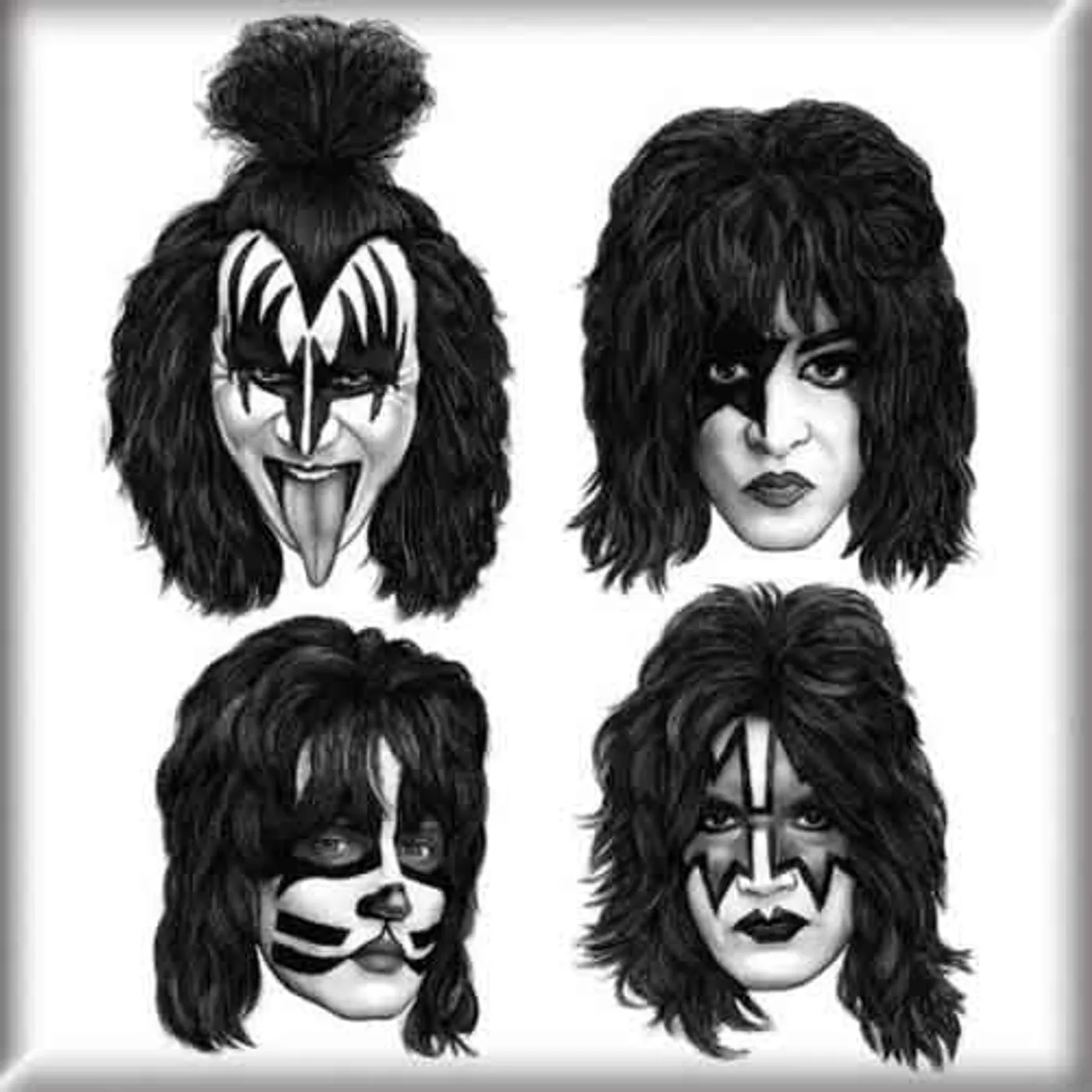 KISS Fridge Magnets - Soccer