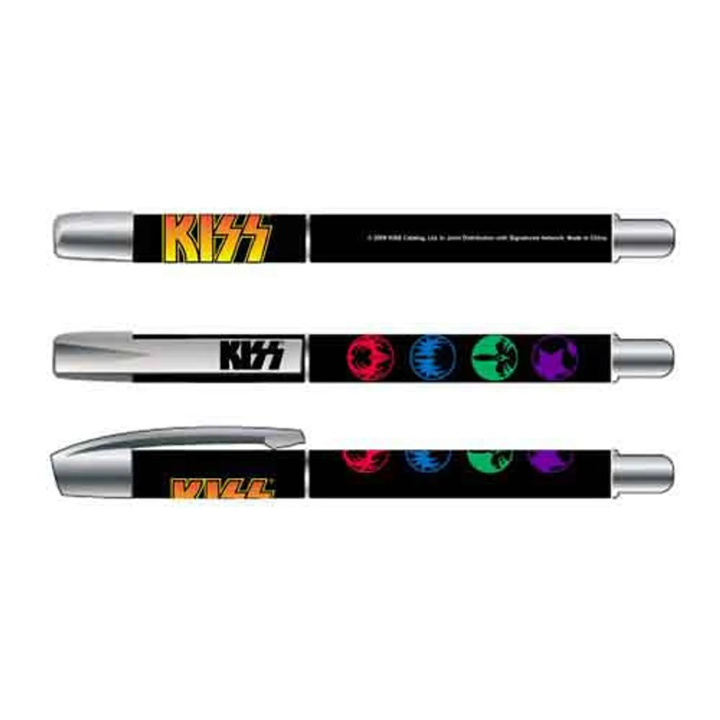 KISS Gel Pens - Flash Logo