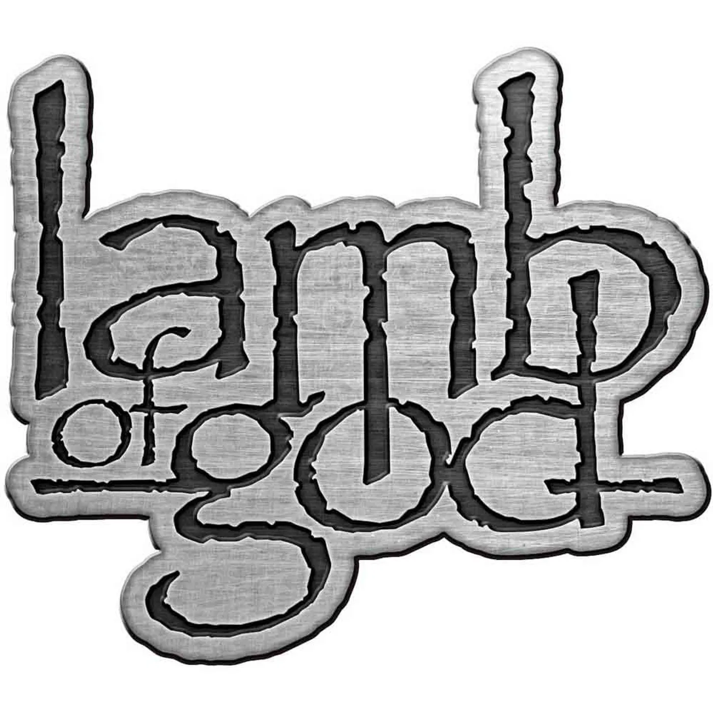 Lamb Of God Pin Badge - Let There Be Rock Tour '77