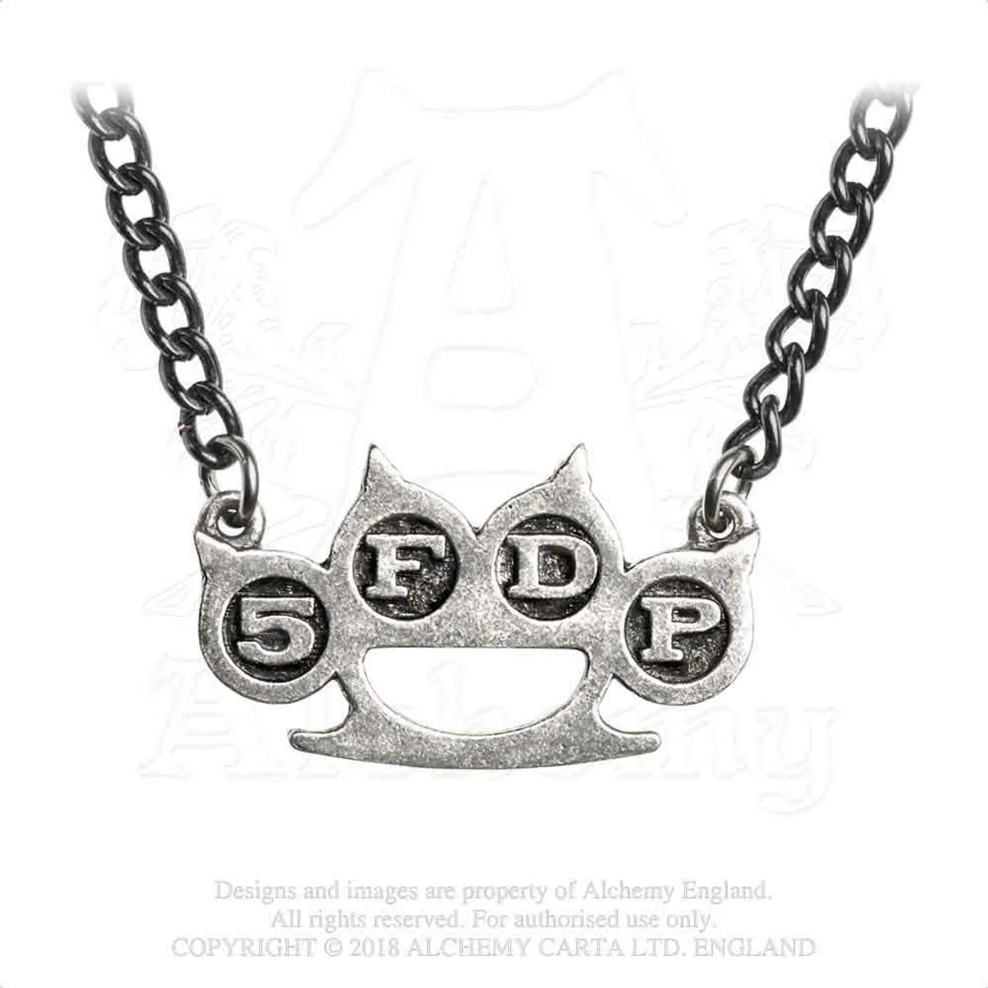 Five Finger Death Punch Alchemy - 3D Silver Logo