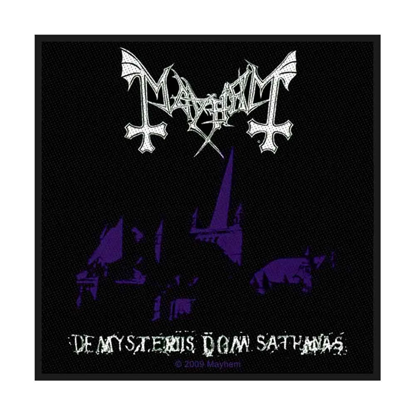 Mayhem Patches-Woven Sew On - Sabbath Bloody Sabbath