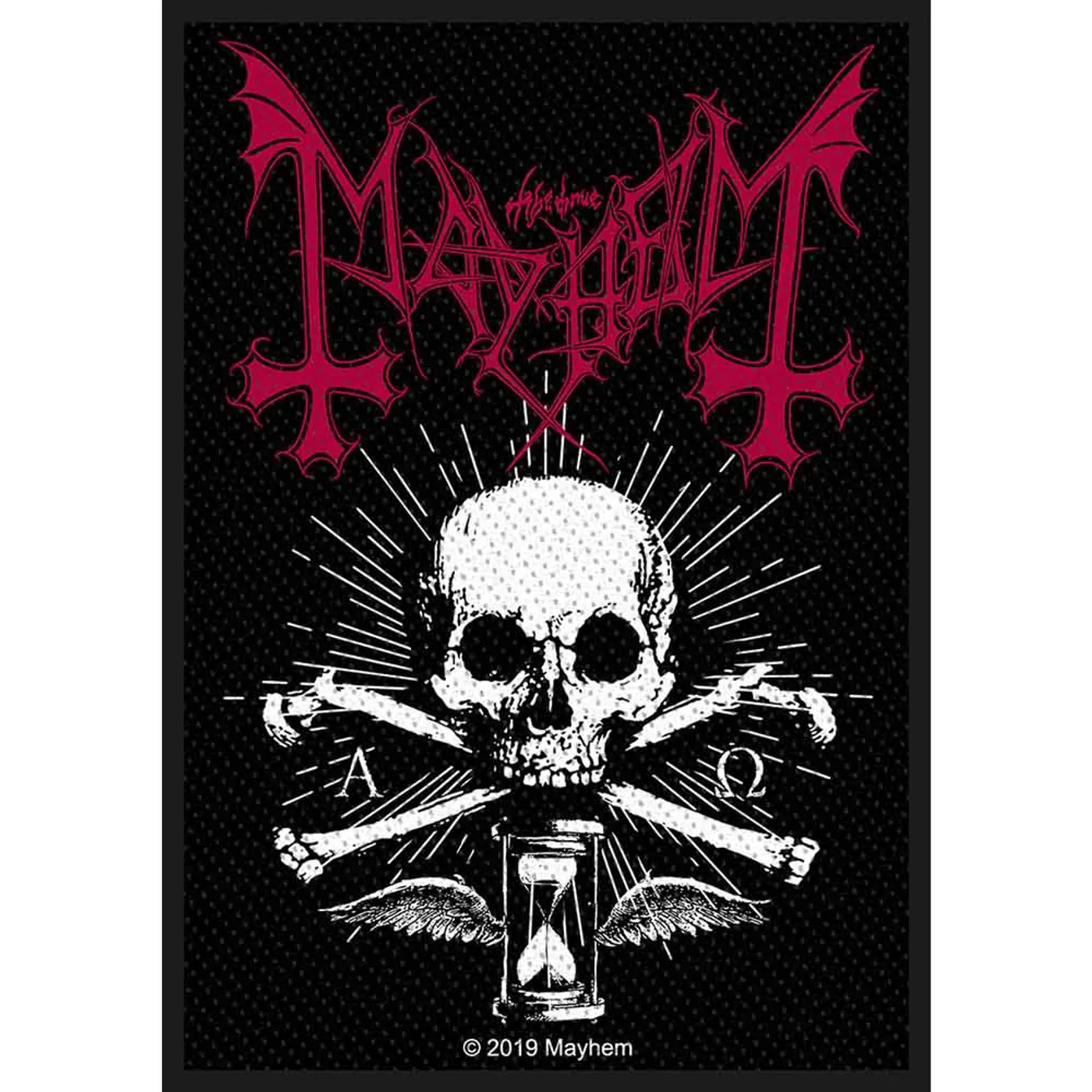 Mayhem Patches-Woven Sew On - Hell Awaits