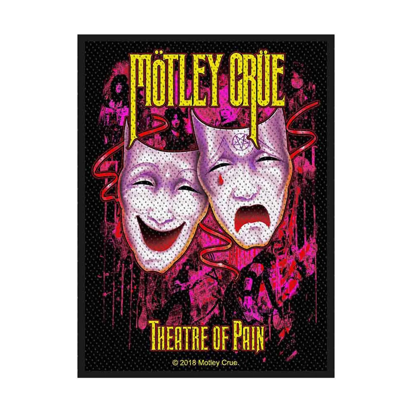 Mötley Crüe Patches-Woven Sew On - Pleasure To Kill