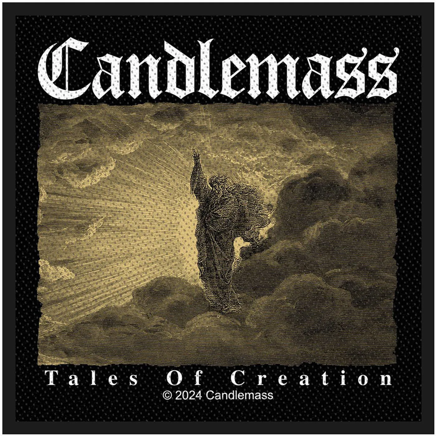 Candlemass Patches-Woven Sew On - Fly On The Wall