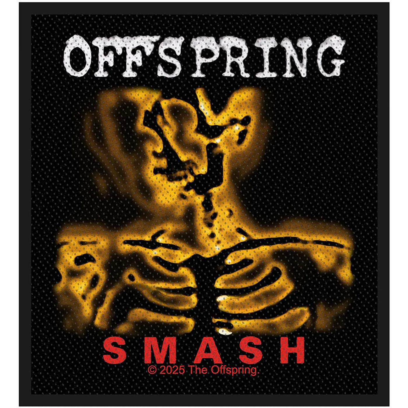 The Offspring Patches-Woven Sew On - Born To Raise Hell