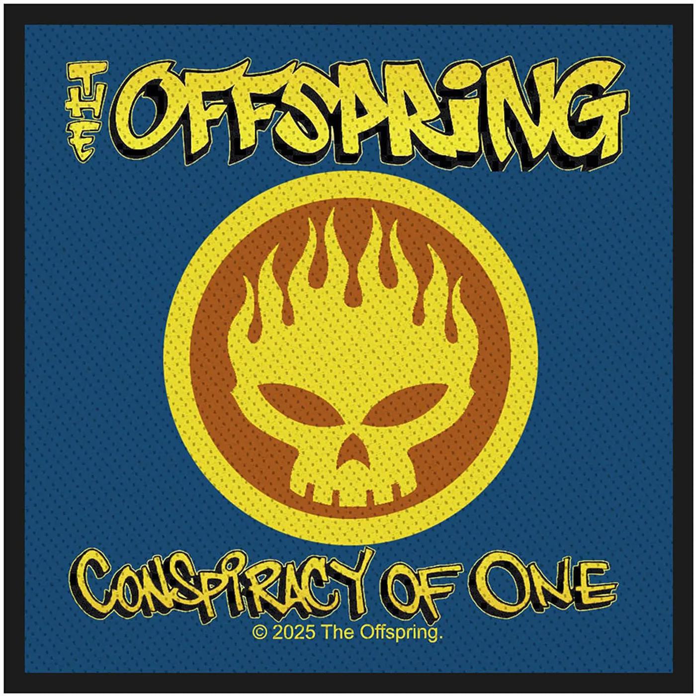 The Offspring Patches-Woven Sew On - Microphone