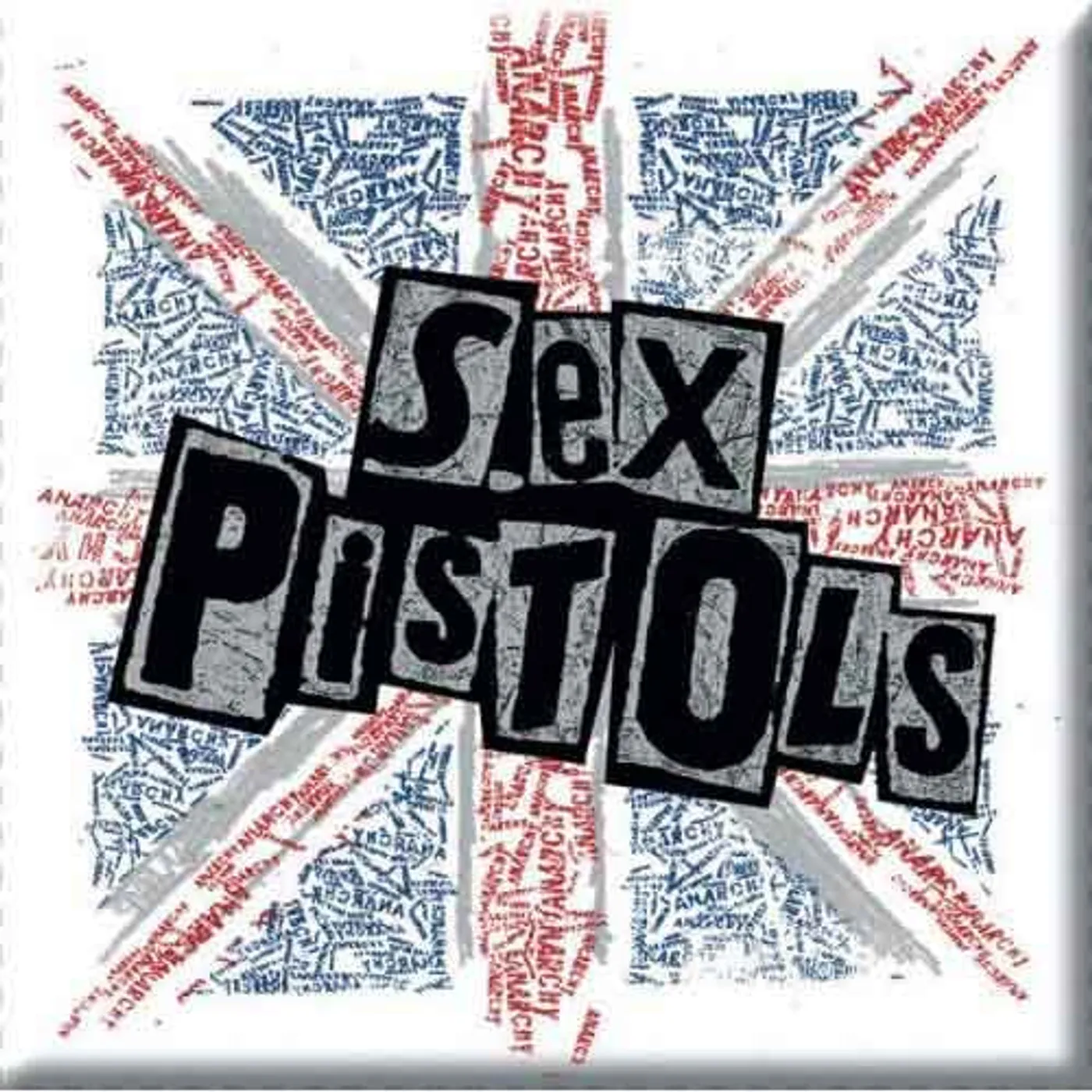 Sex Pistols Fridge Magnets - Flaming Skull Cut Out