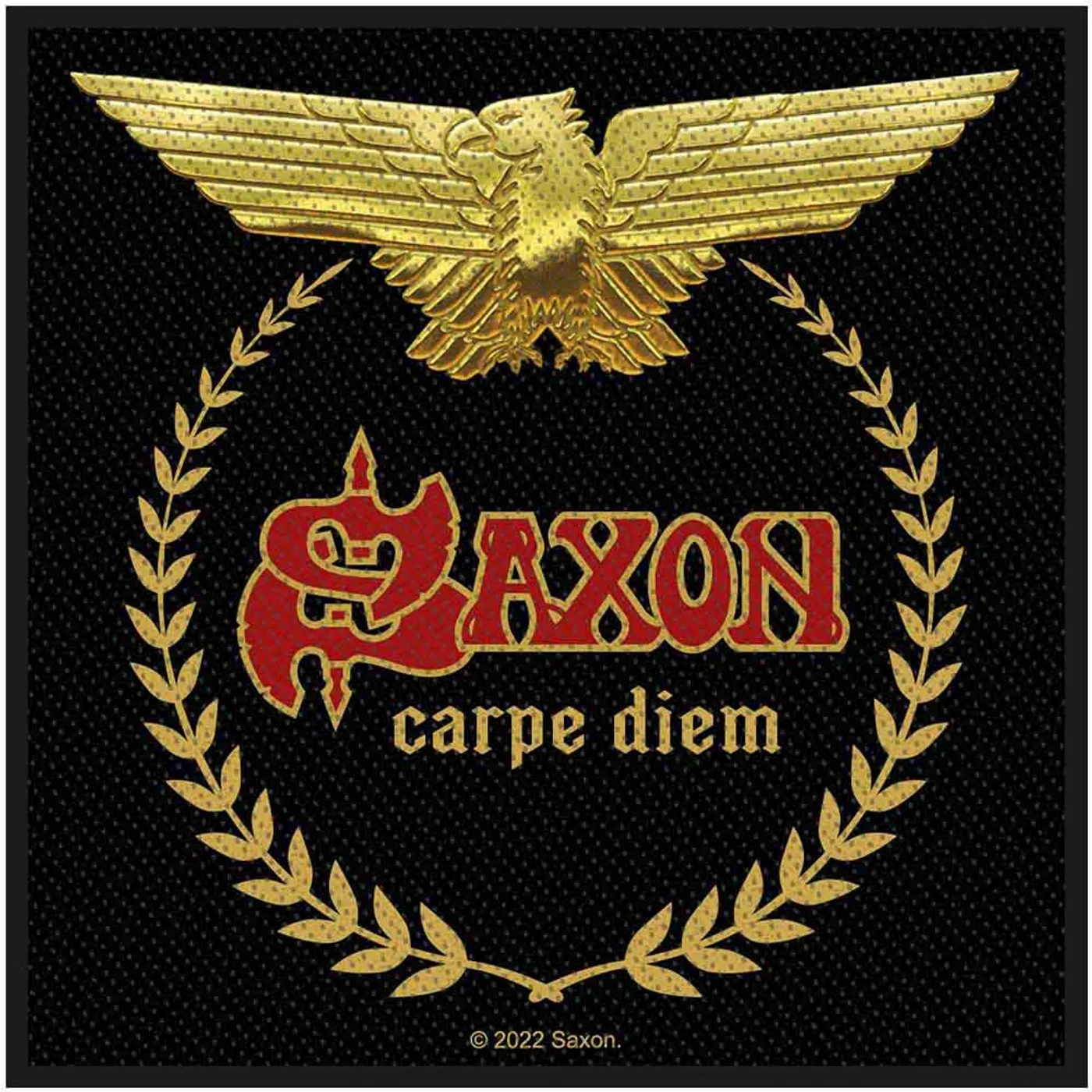 Saxon Patches-Woven Sew On - And Justice For All