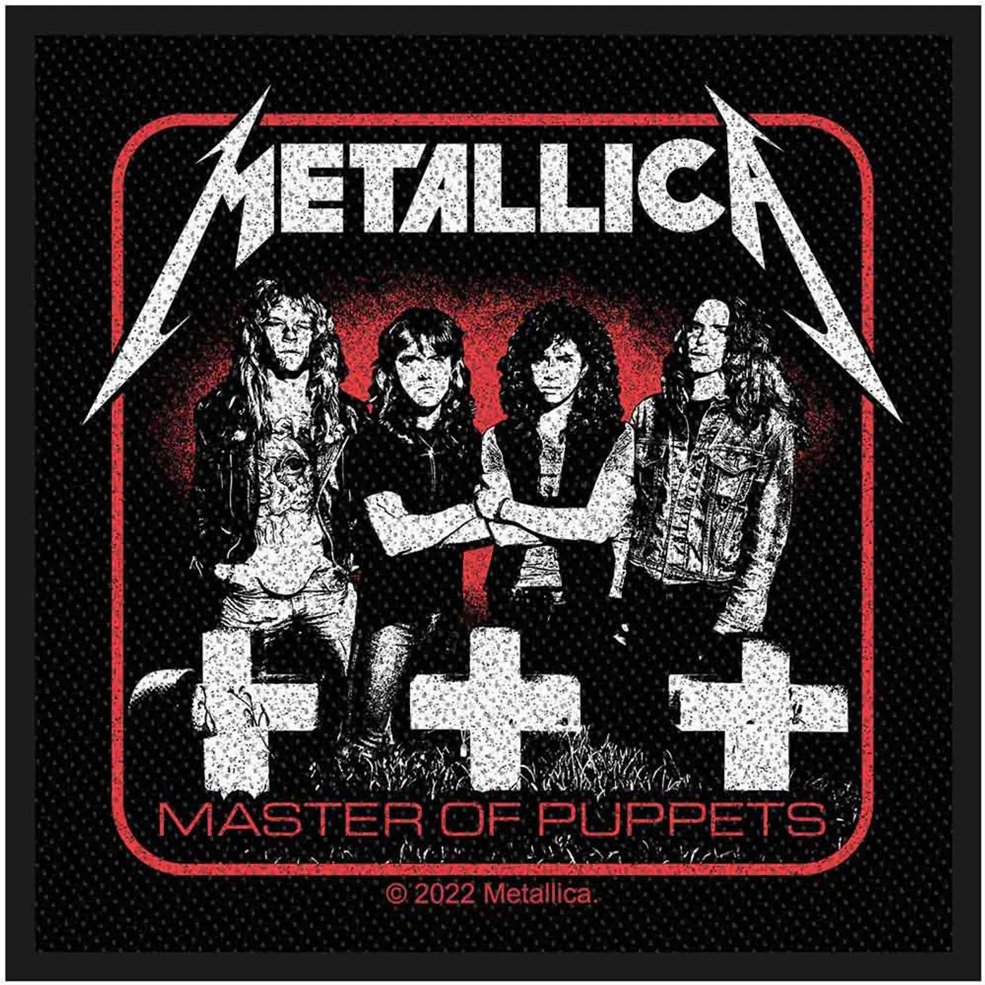 Metallica Patches-Woven Sew On - Orange County Cut Out