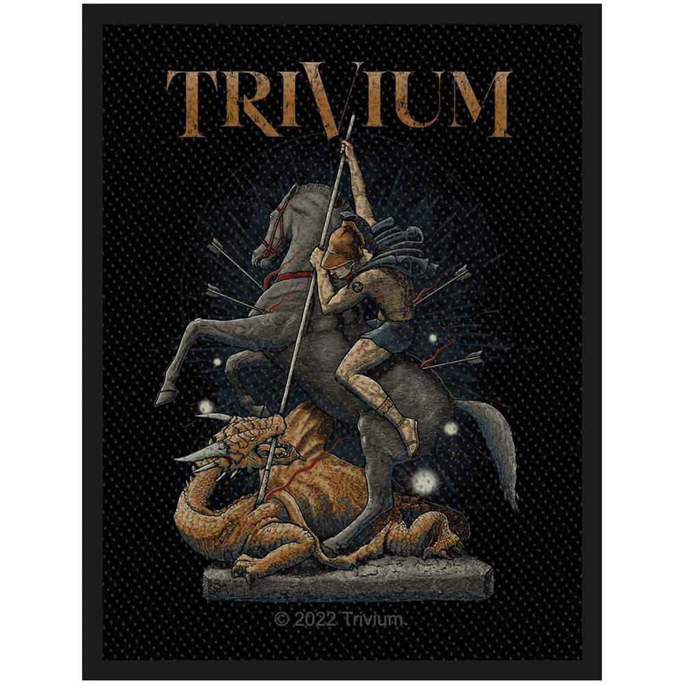 Trivium Patches-Woven Sew On - Apokalypse