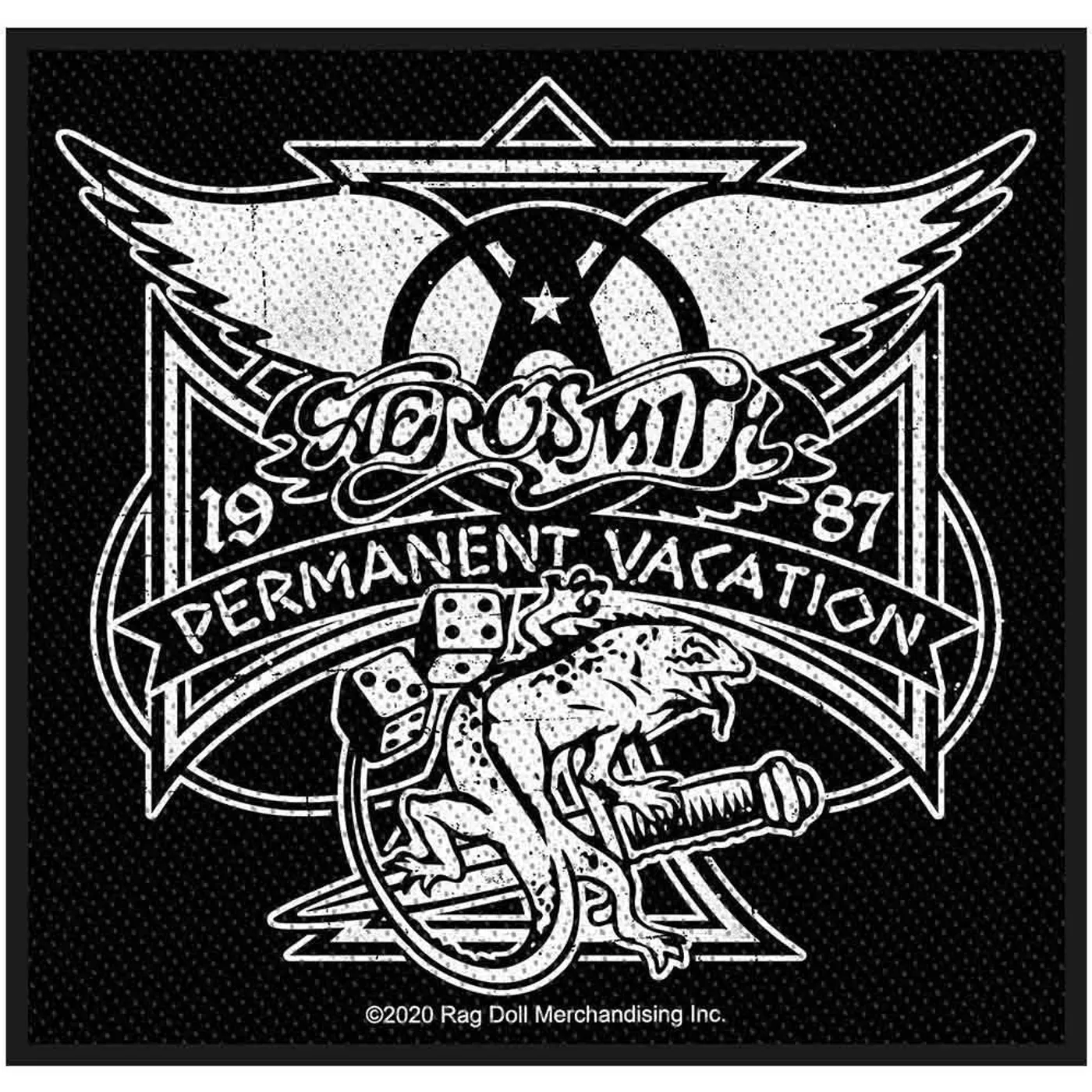 Aerosmith Patches-Woven Sew On - Godfather Logo