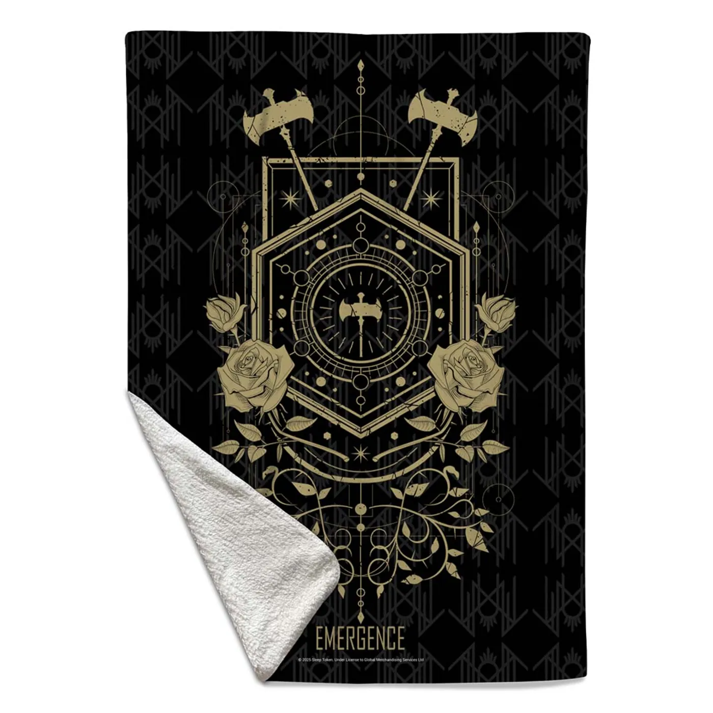 Rocksax Sleep Token Sherpa Fleece Blanket - Even In Arcadia 4