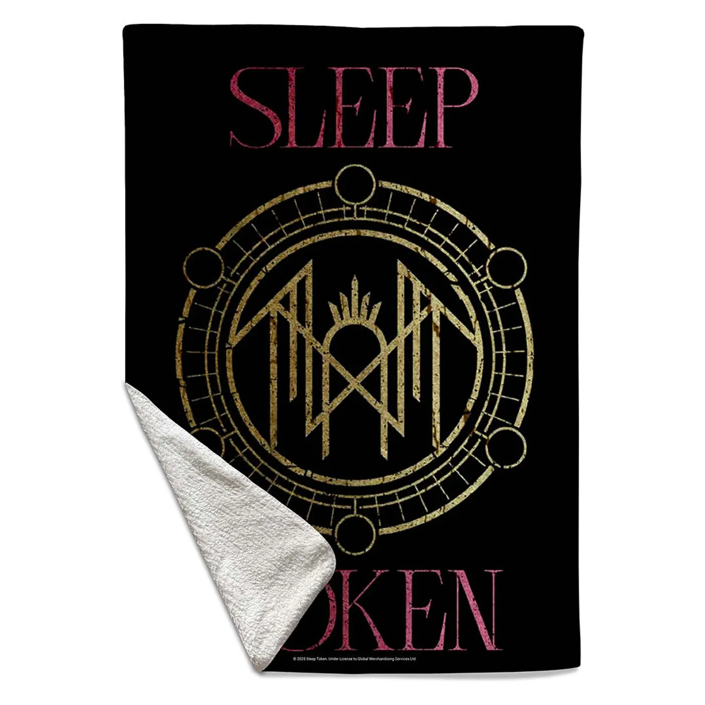 Rocksax Sleep Token Sherpa Fleece Blanket - Even In Arcadia 1