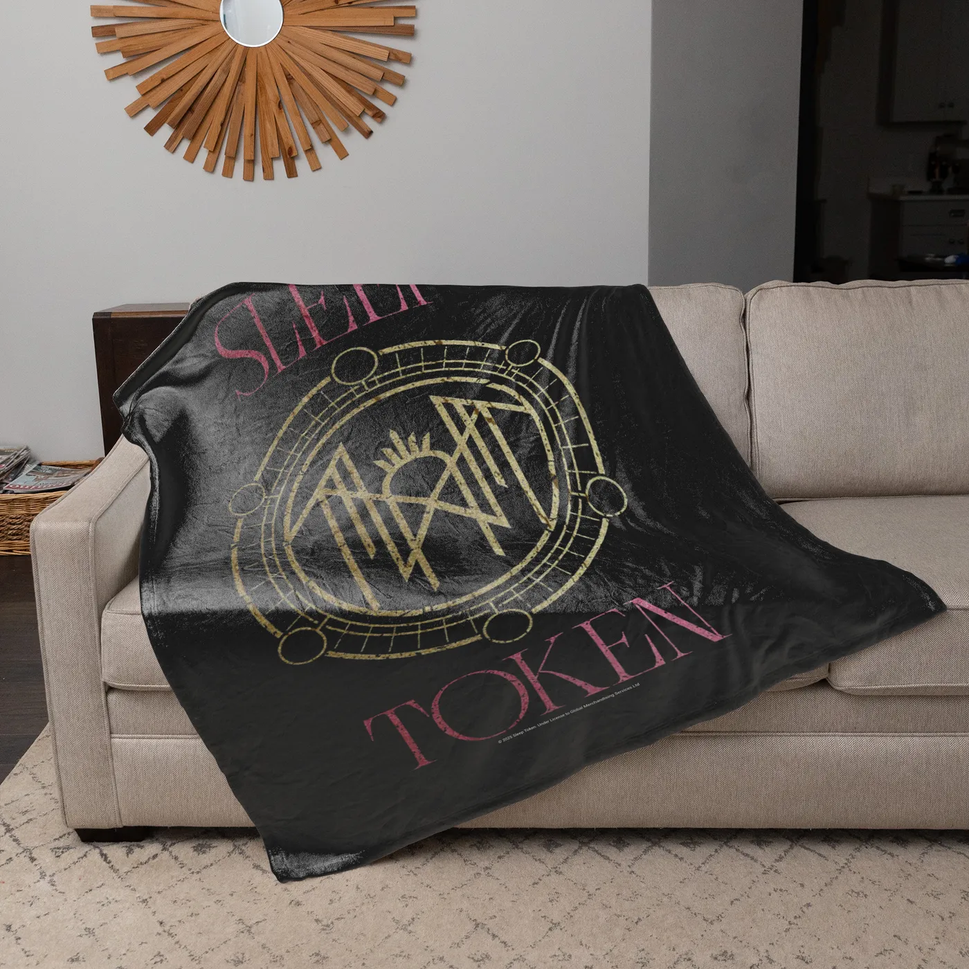 Rocksax Sleep Token Sherpa Fleece Blanket - Even In Arcadia 1