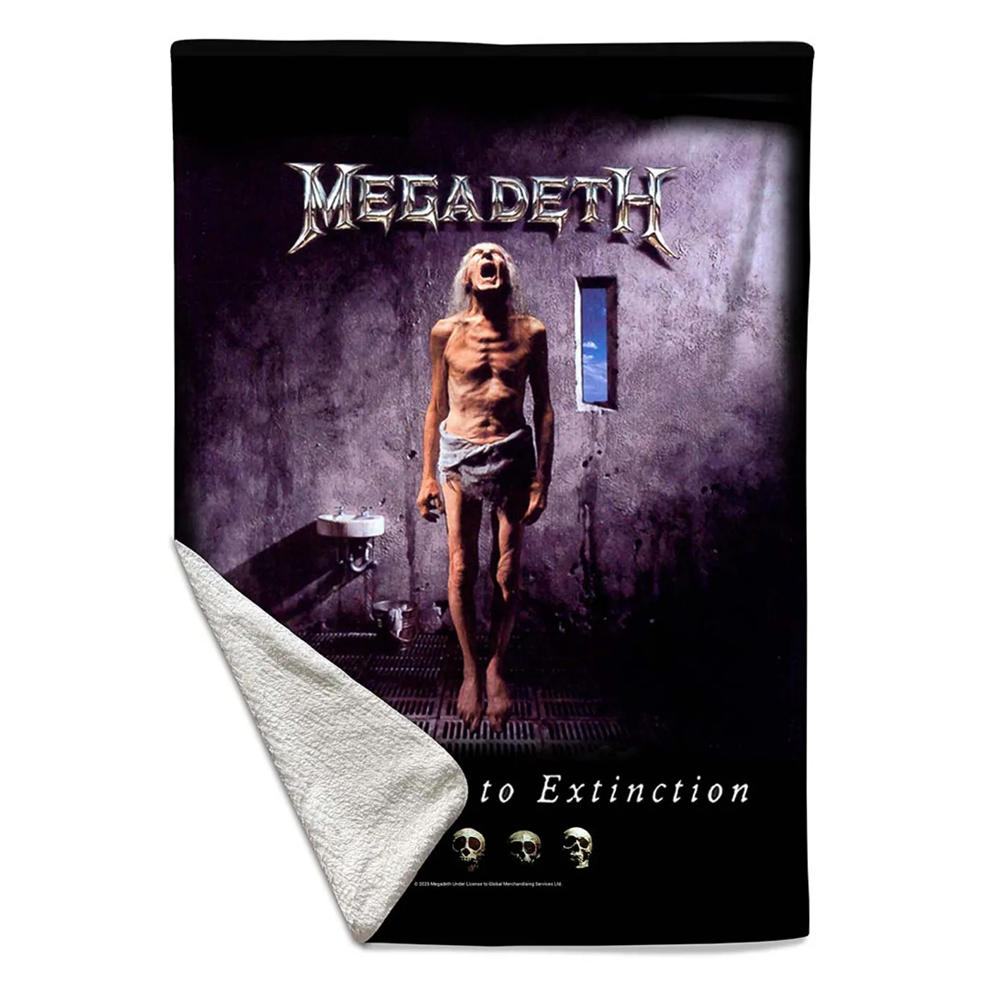 Rocksax Megadeth Sherpa Fleece Blanket - Countdown to Extinction