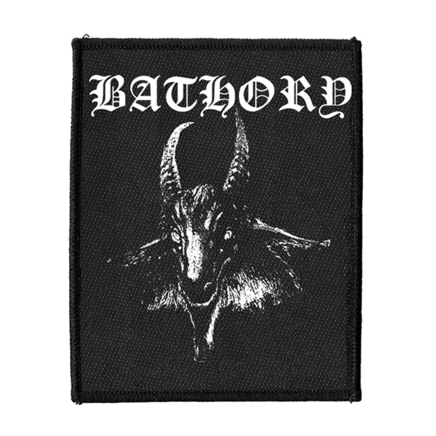 Bathory Sew-On Patch - Goat (Rectangle)