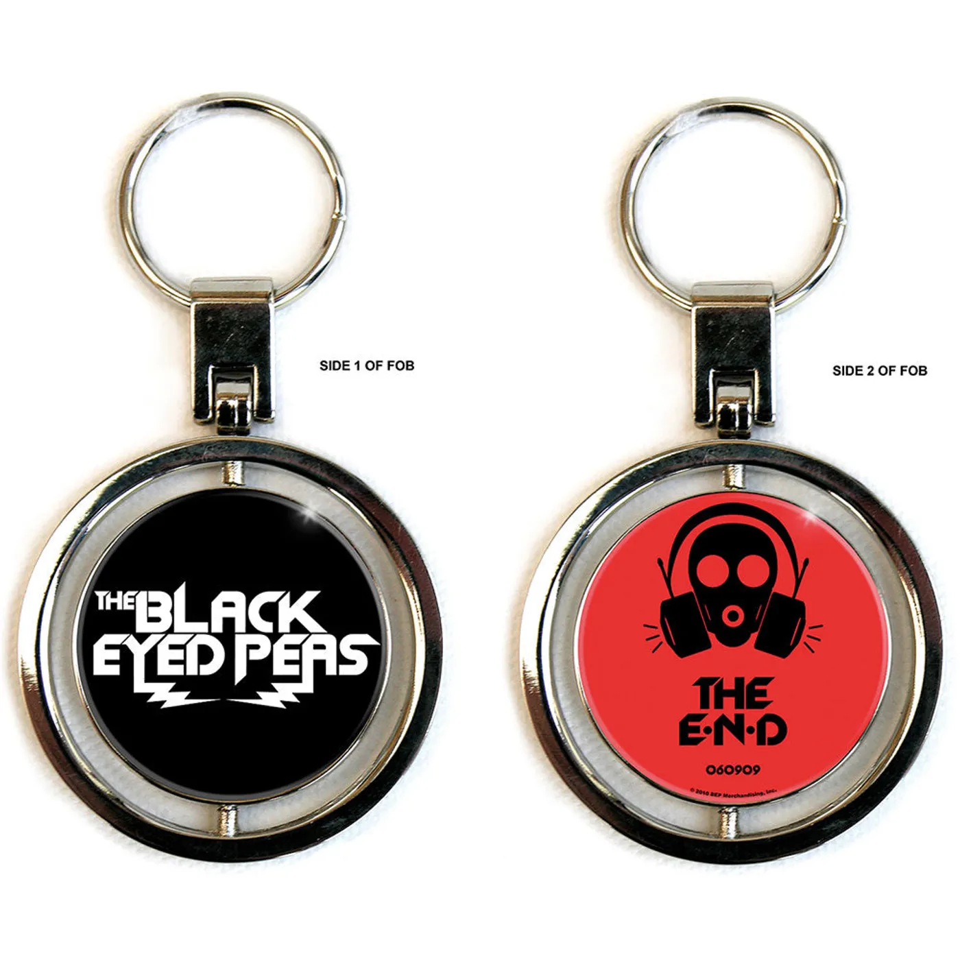 Black Eyed Peas Spinner Keychains - The End