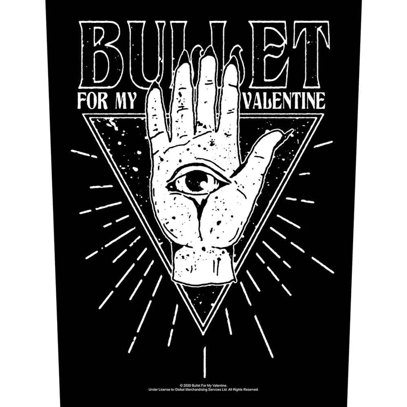 Bullet For My Valentine Patches - Woven Sew On - All Seeing Eye