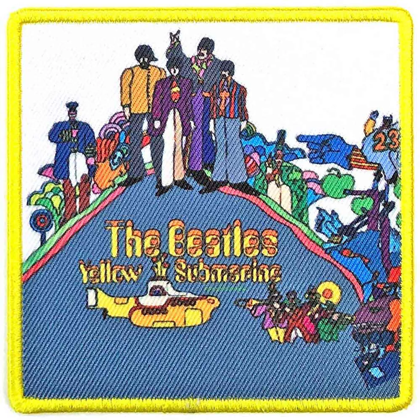 The Beatles Patches - Iron On - Yellow Submarine