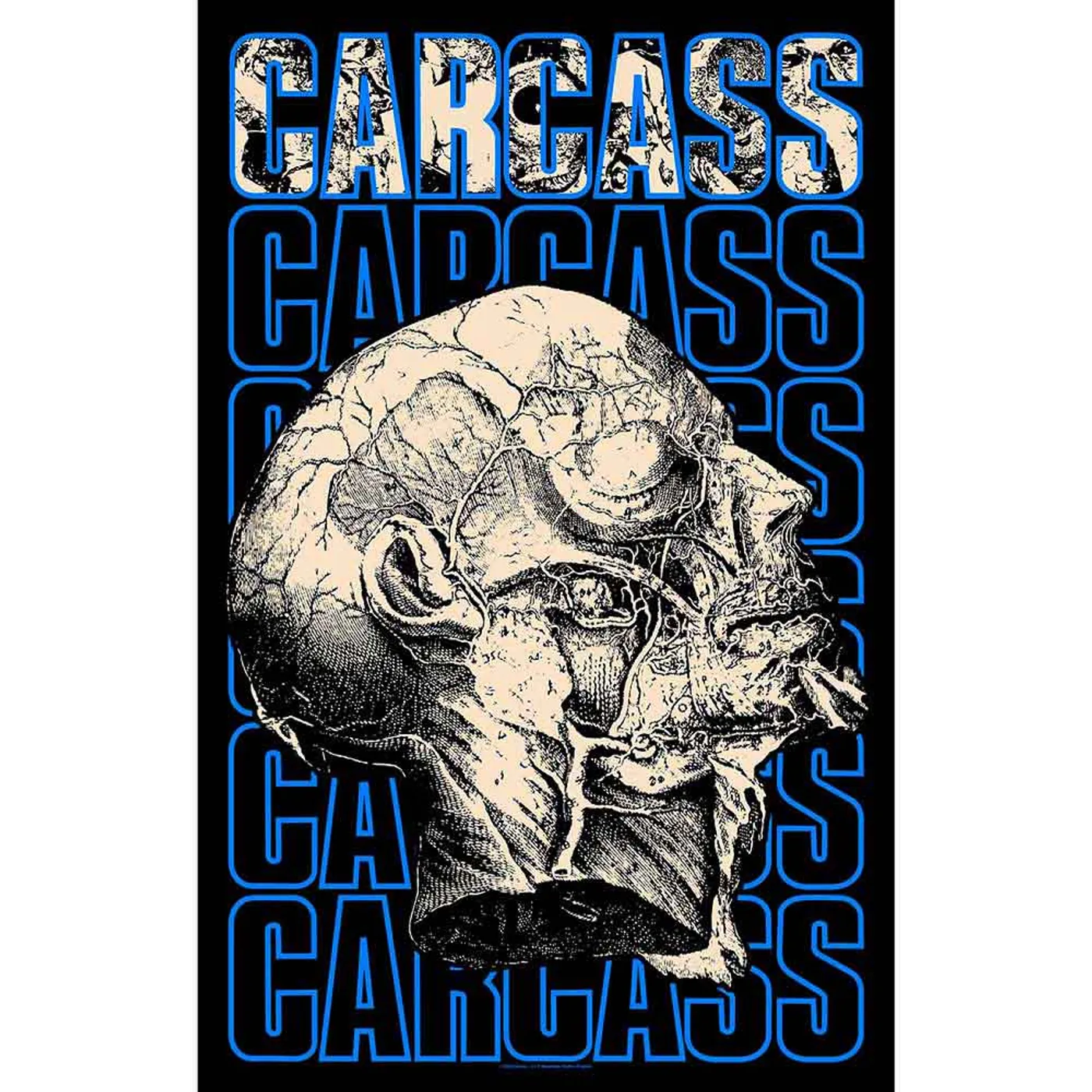 Carcass Posters - Textile - Necro Head