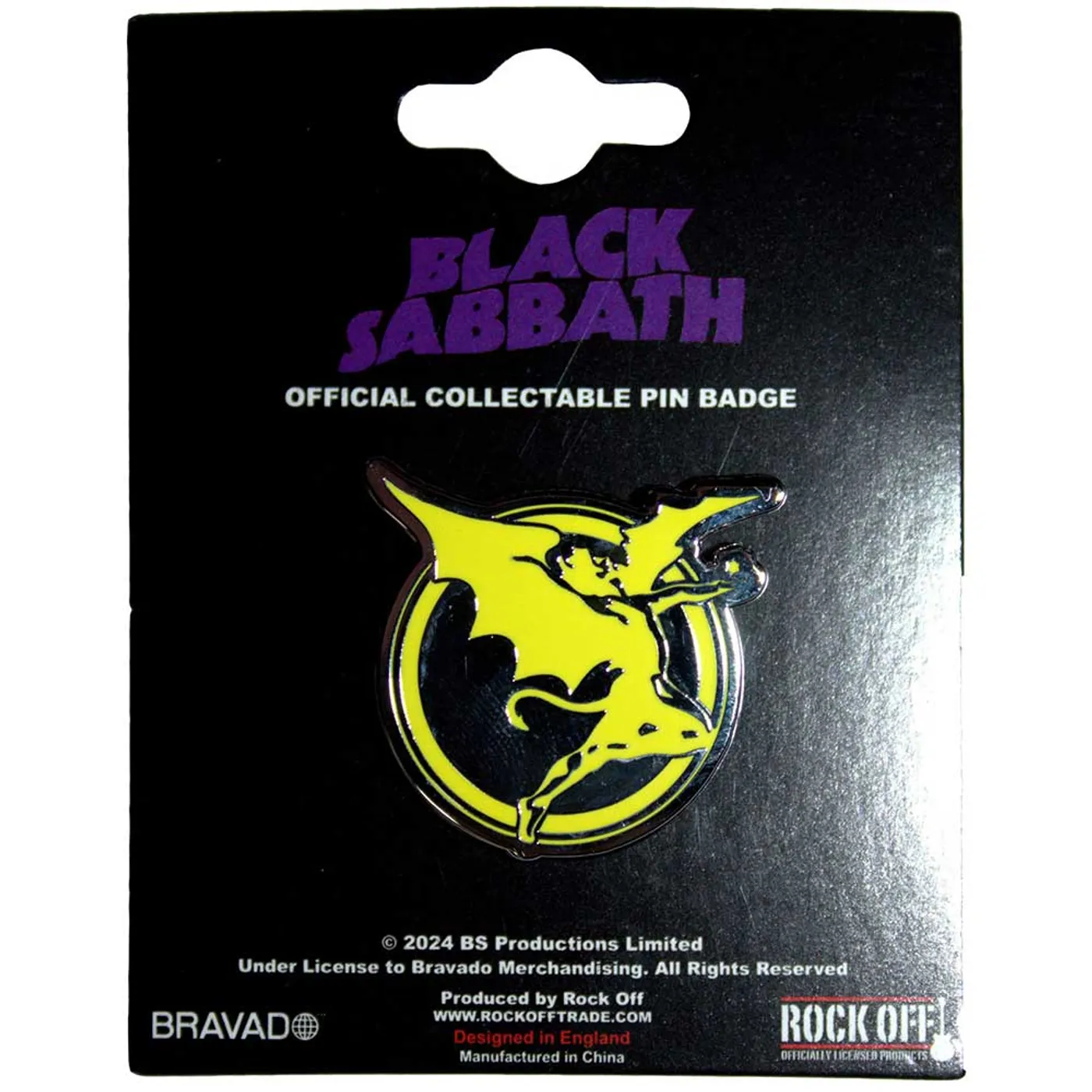 Black Sabbath Pin Badge - Never Say Die