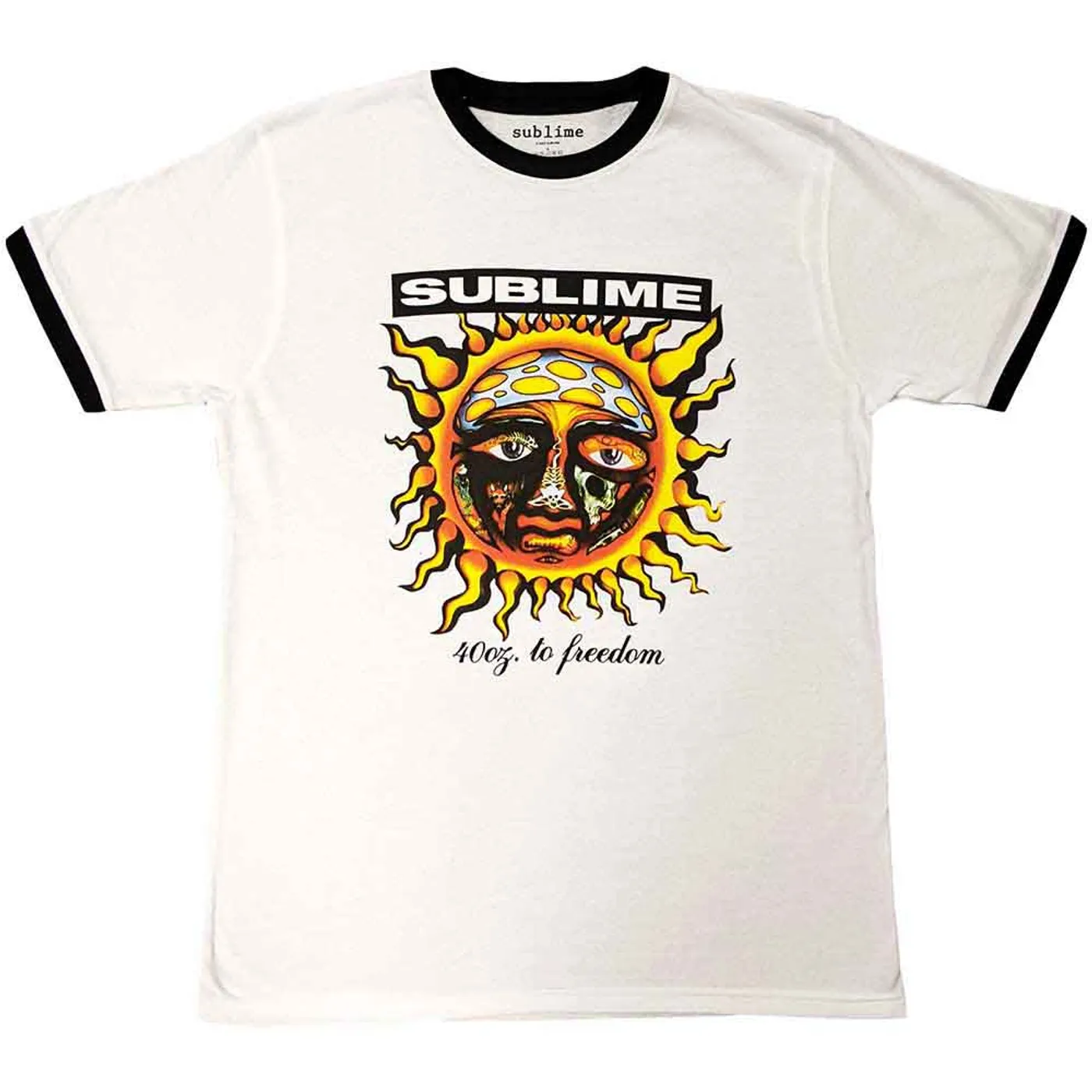 Sublime T Shirt - 40oz. To Freedom Ringer