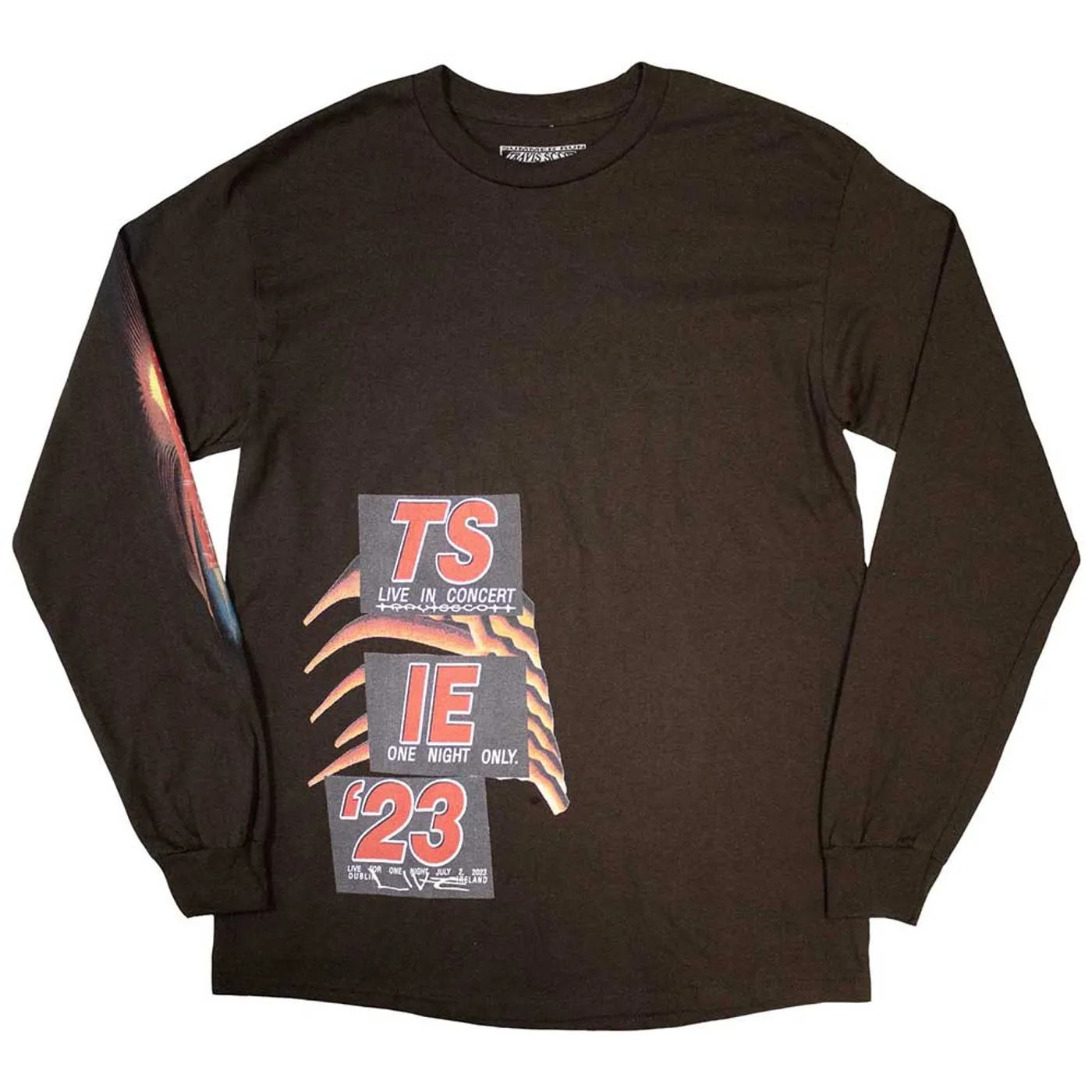 Travis Scott Long Sleeve T Shirt - Summer Run 2023 Dublin