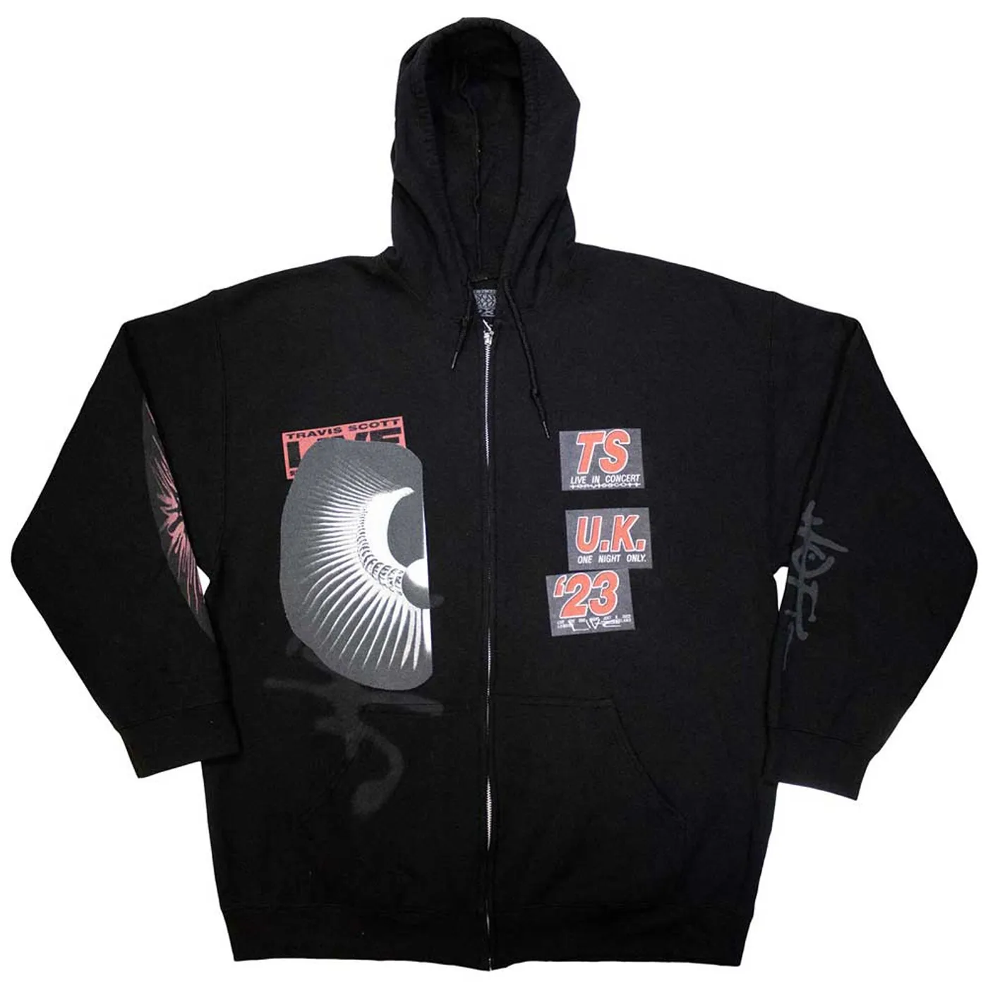 Travis Scott Zip Hoodie - Summer Run 2023 London