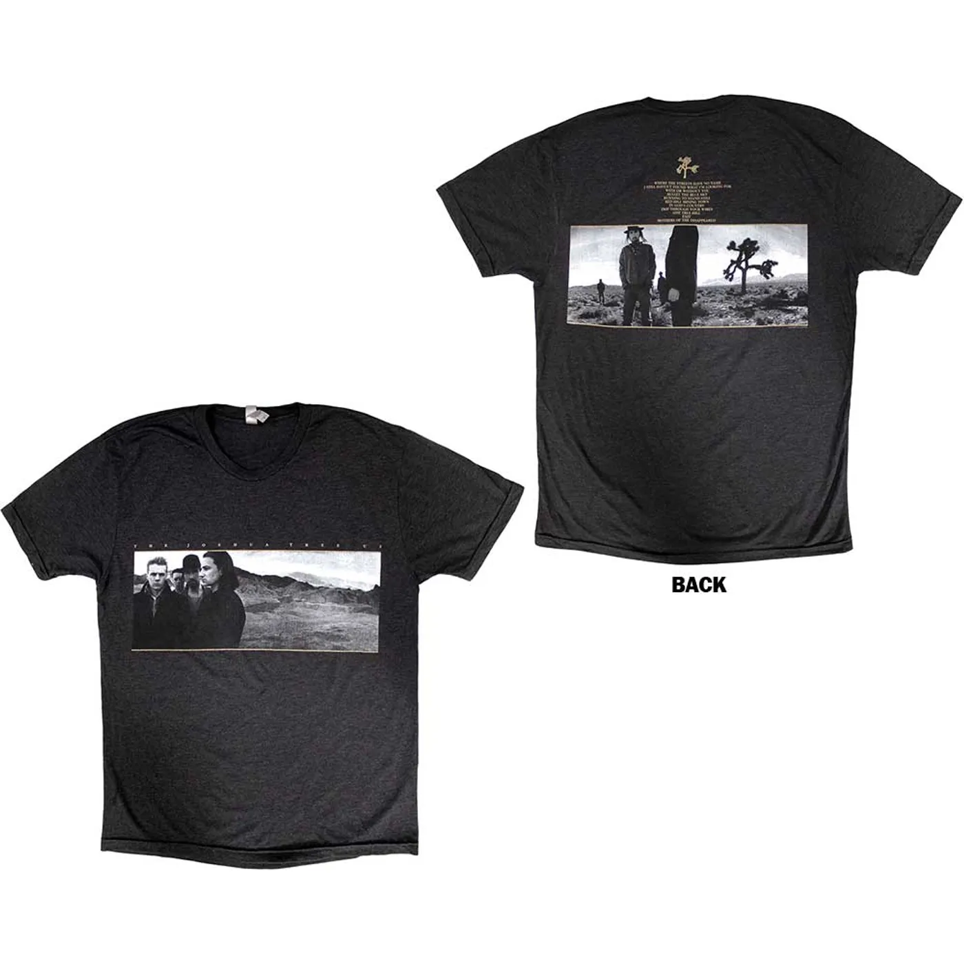 U2 T Shirt - Joshua Tree Dates 2017