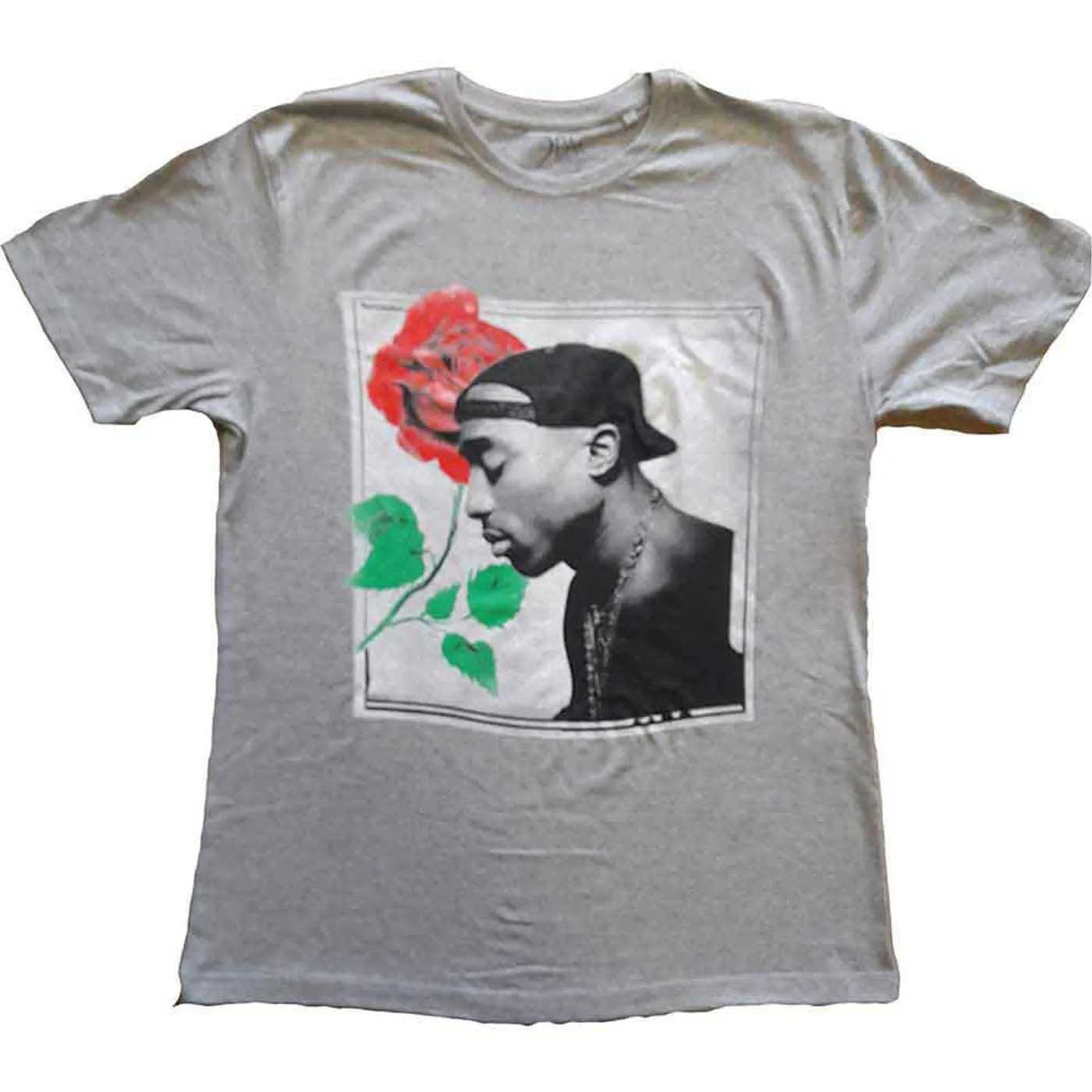 Tupac T Shirt - Rose