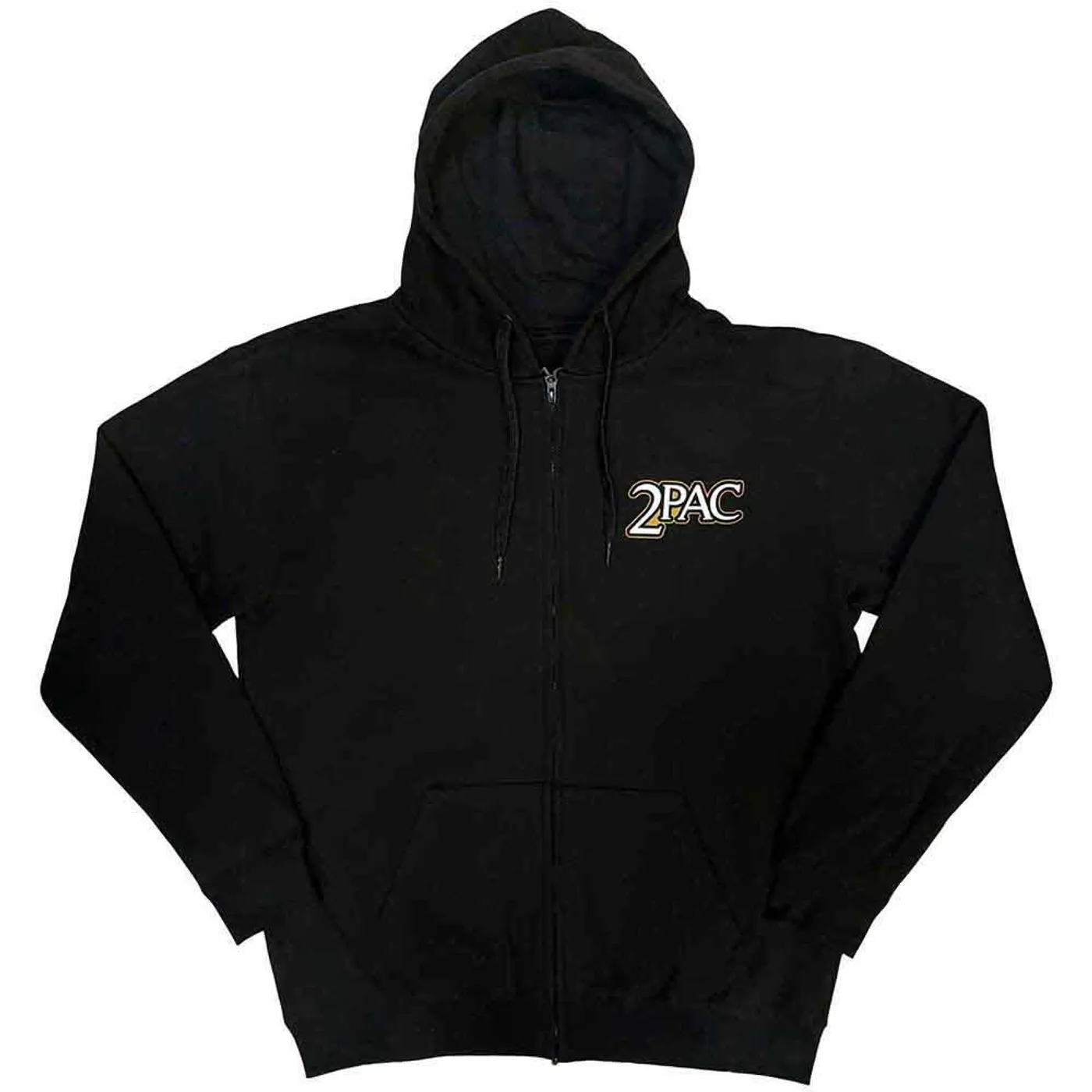 Tupac Zip Hoodie - Crown Seal
