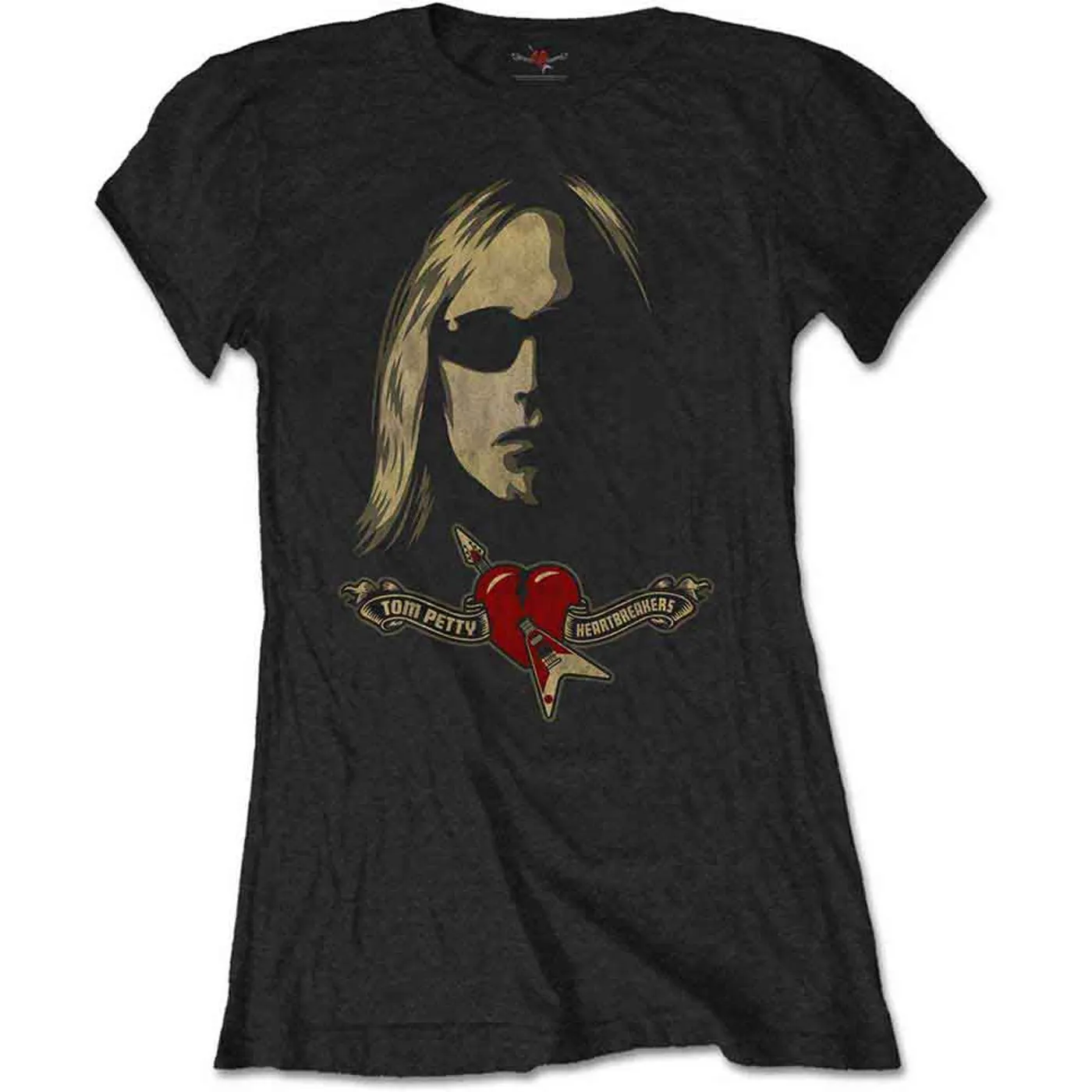 Tom Petty Woman's T Shirt - Shades & Logo