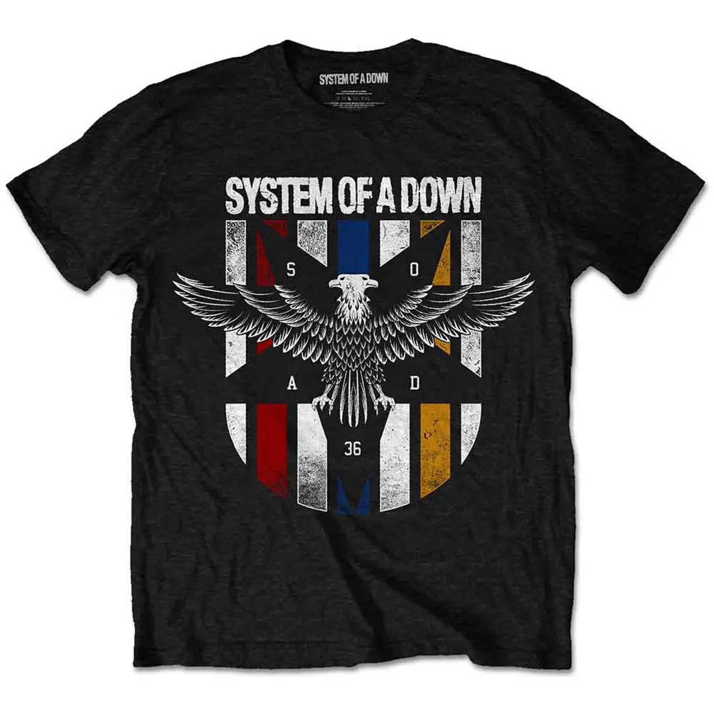 System of a Down T Shirt - Eagle Colours