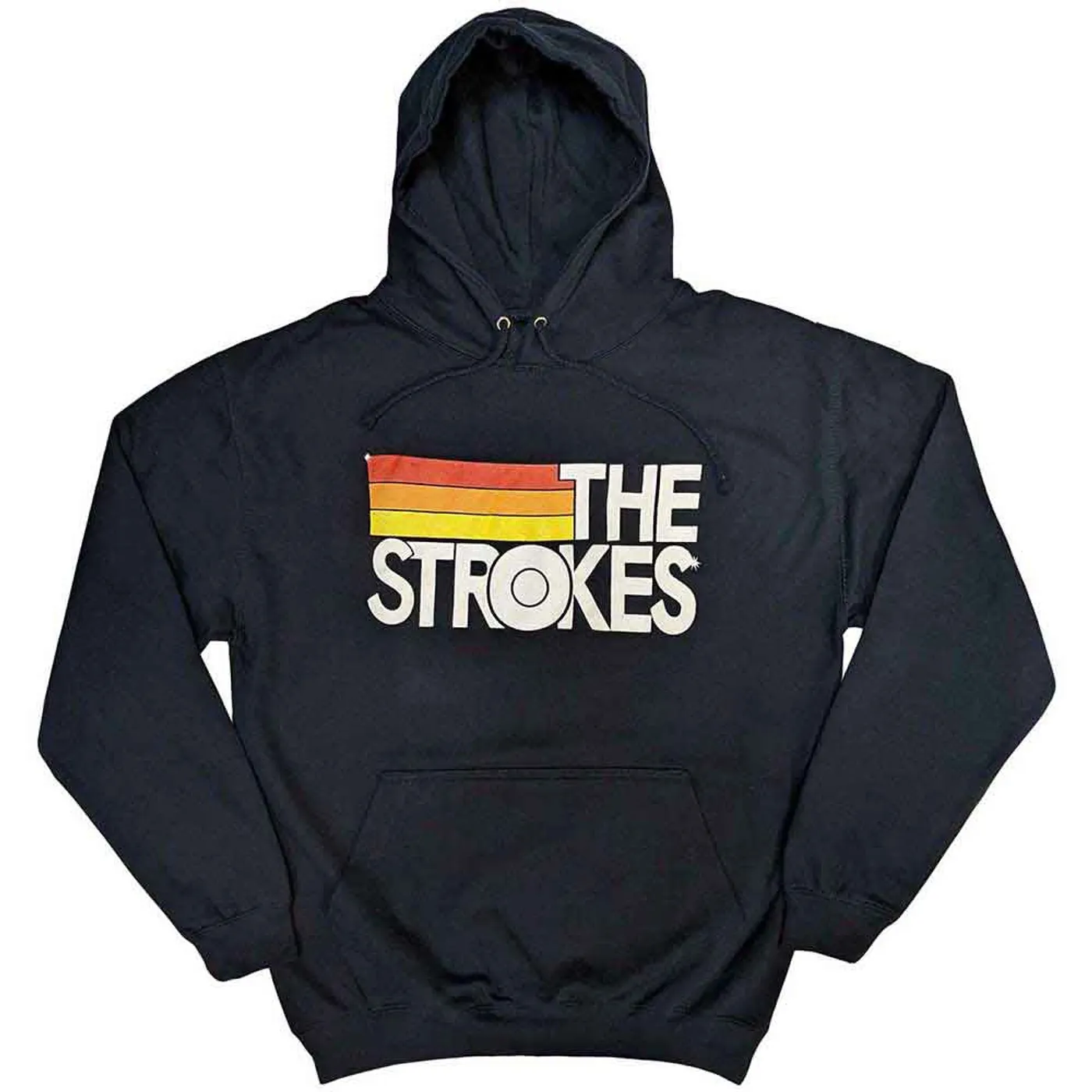 The Strokes Hoodie - Logo & Stripes