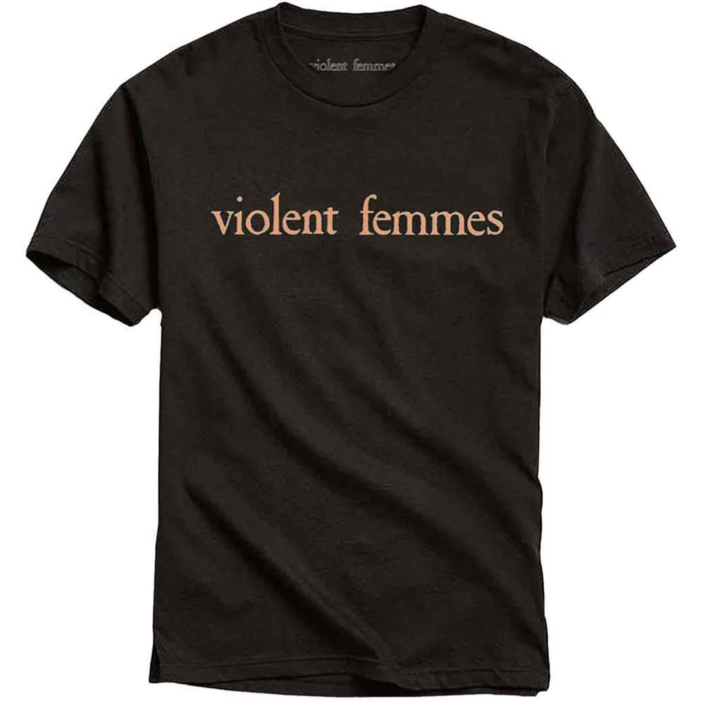 Violent Femmes T Shirt - Salmon Pink Vintage Logo