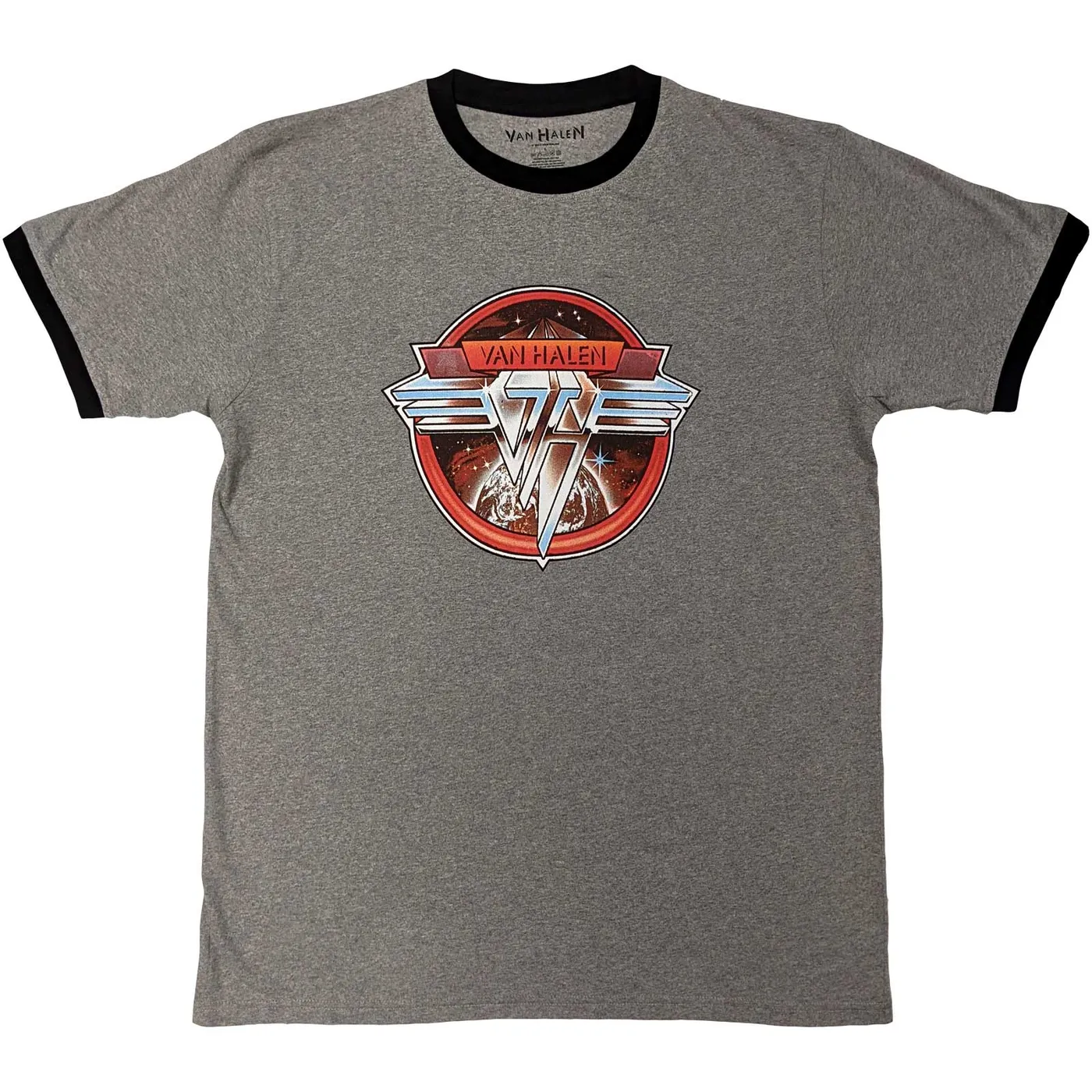 Van Halen T Shirt - Circle Logo Ringer