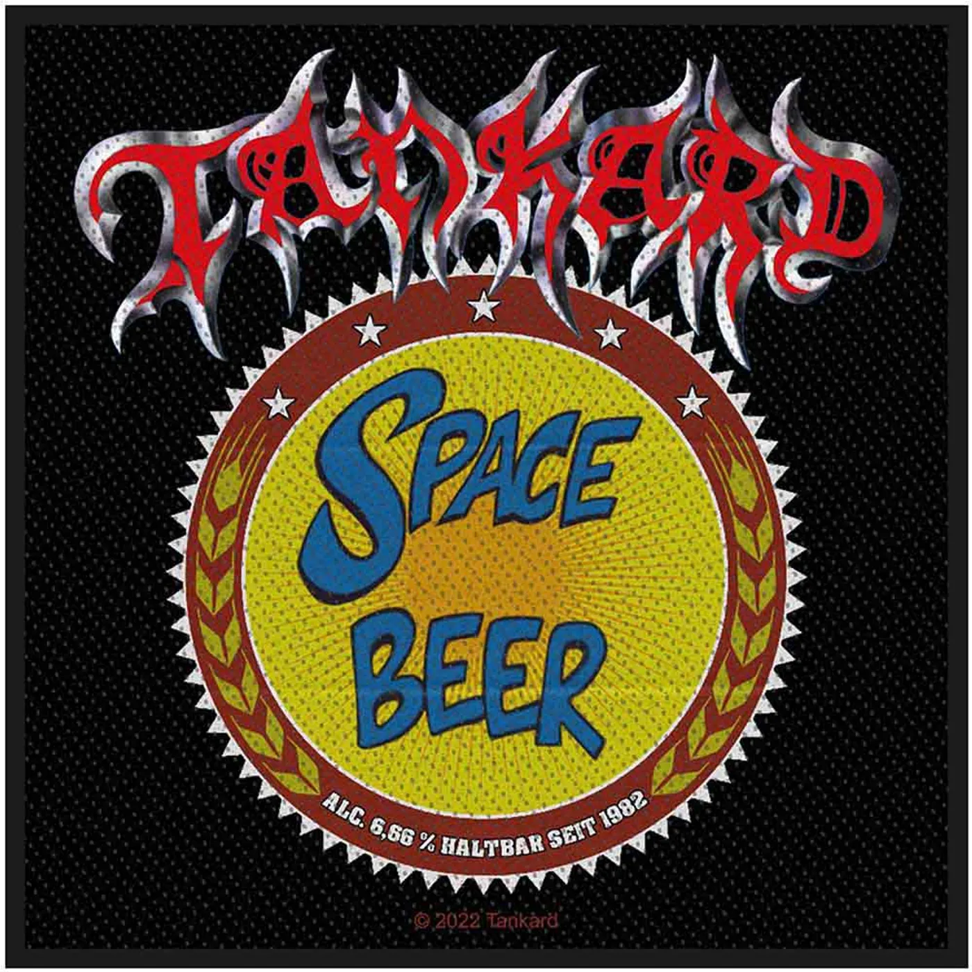 Tankard Patches - Woven Sew On - Space Beer
