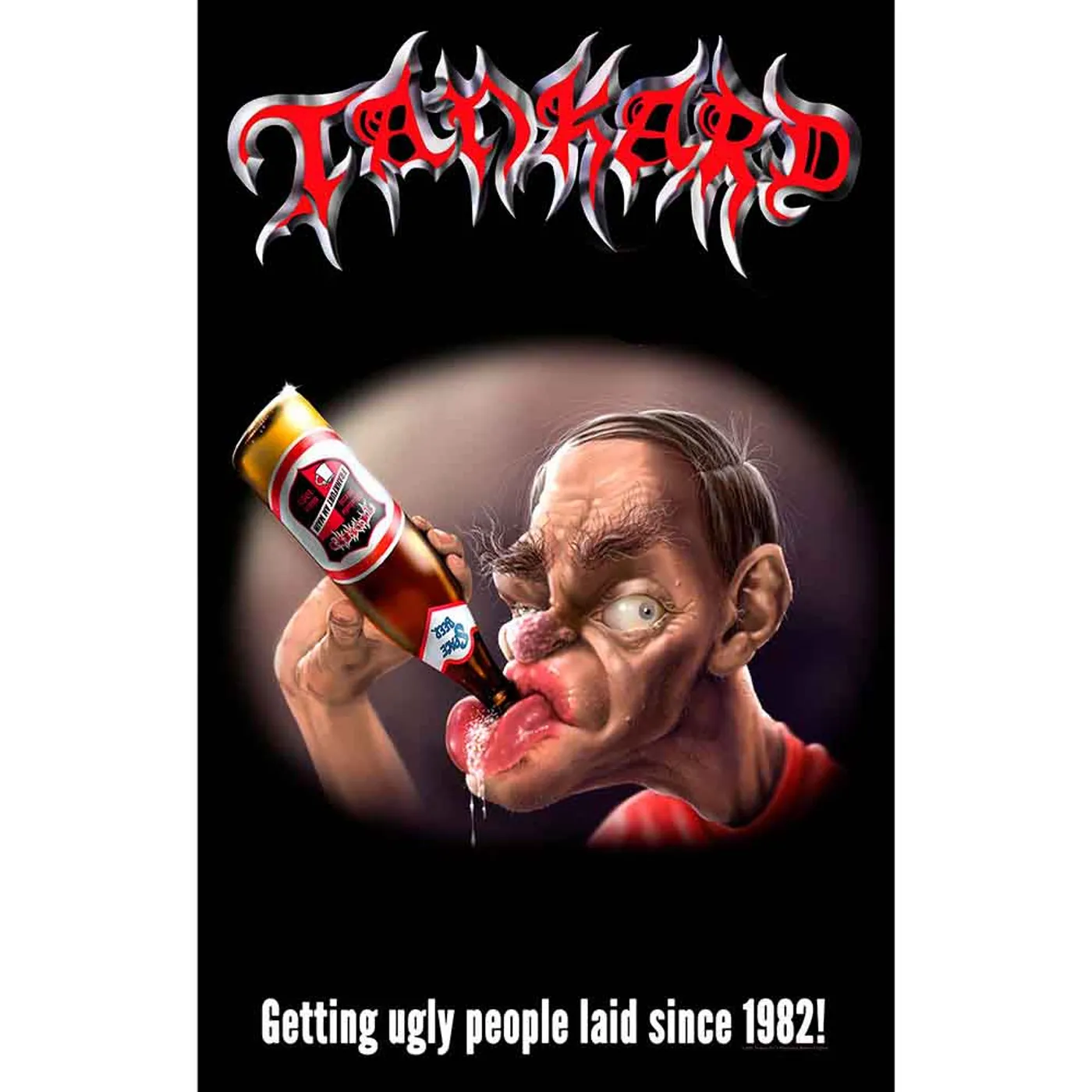 Tankard Posters - Textile - The Drunkard