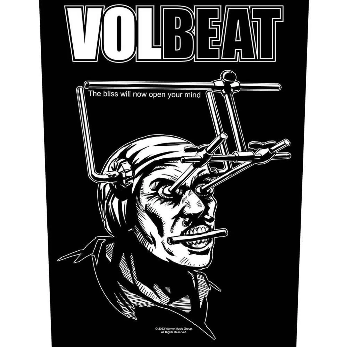 Volbeat Patches - Woven Sew On - Open Your Mind