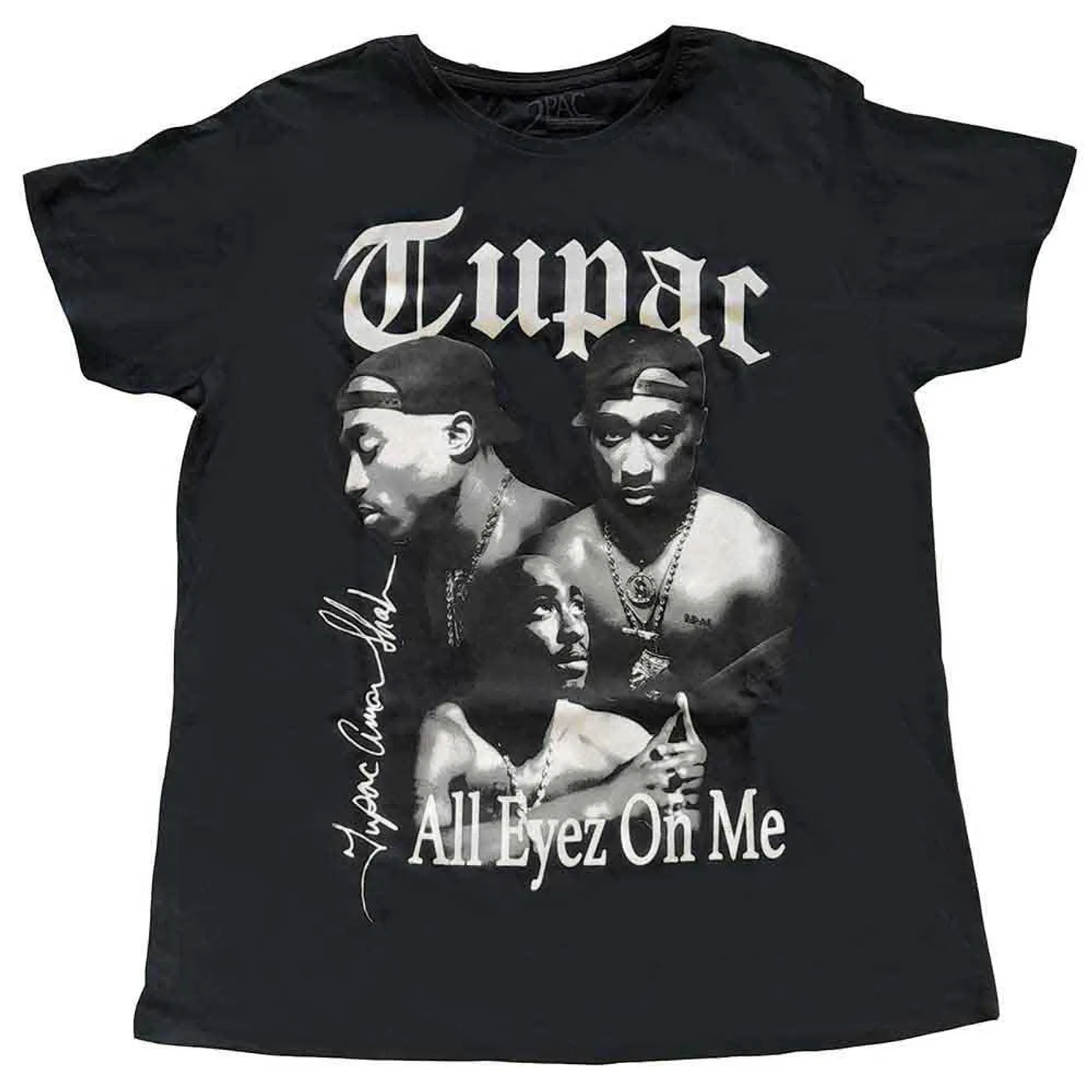 Tupac Woman's T Shirt - All Eyez B&W