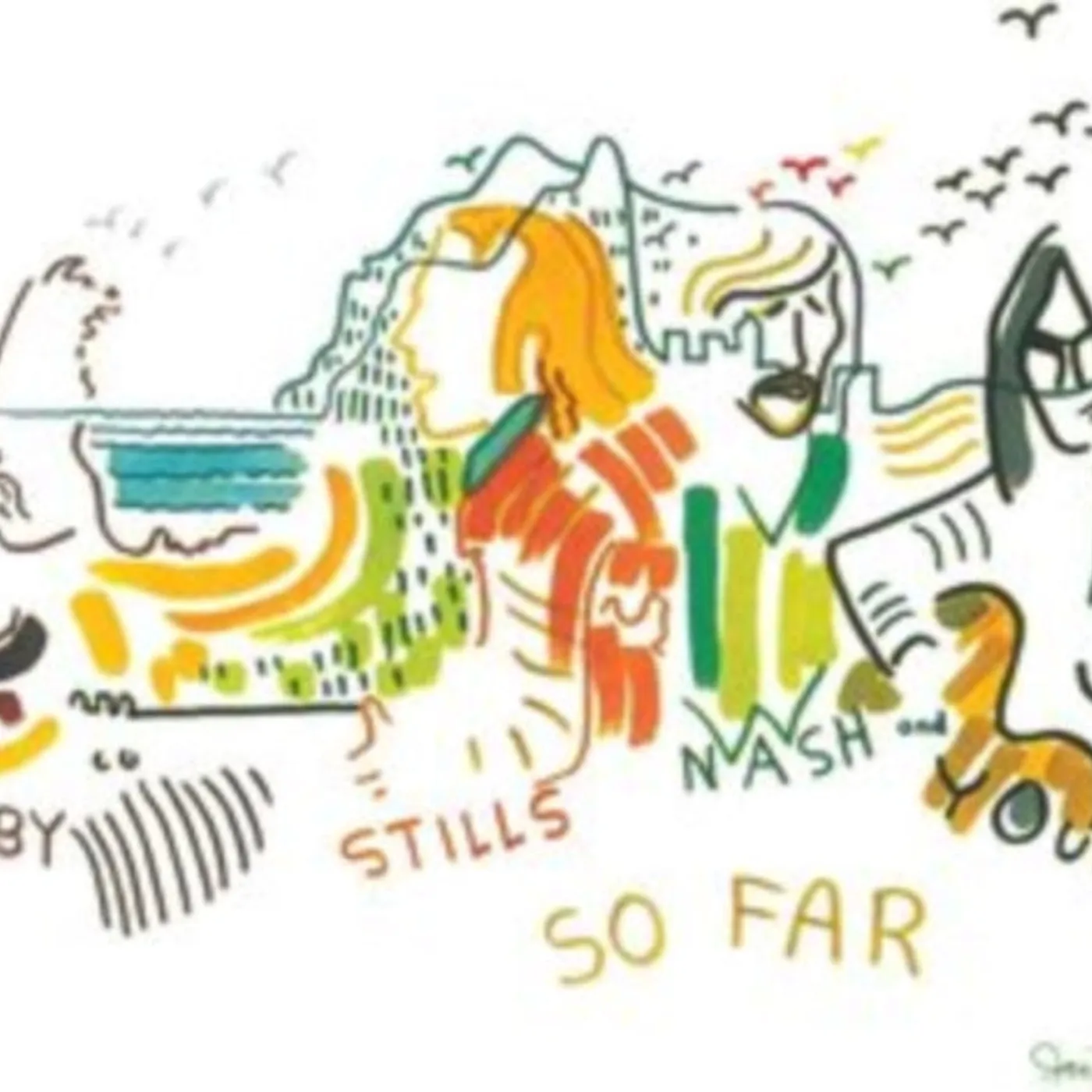 Crosby, Stills, Nash & Young LP Vinyl Record - So Far