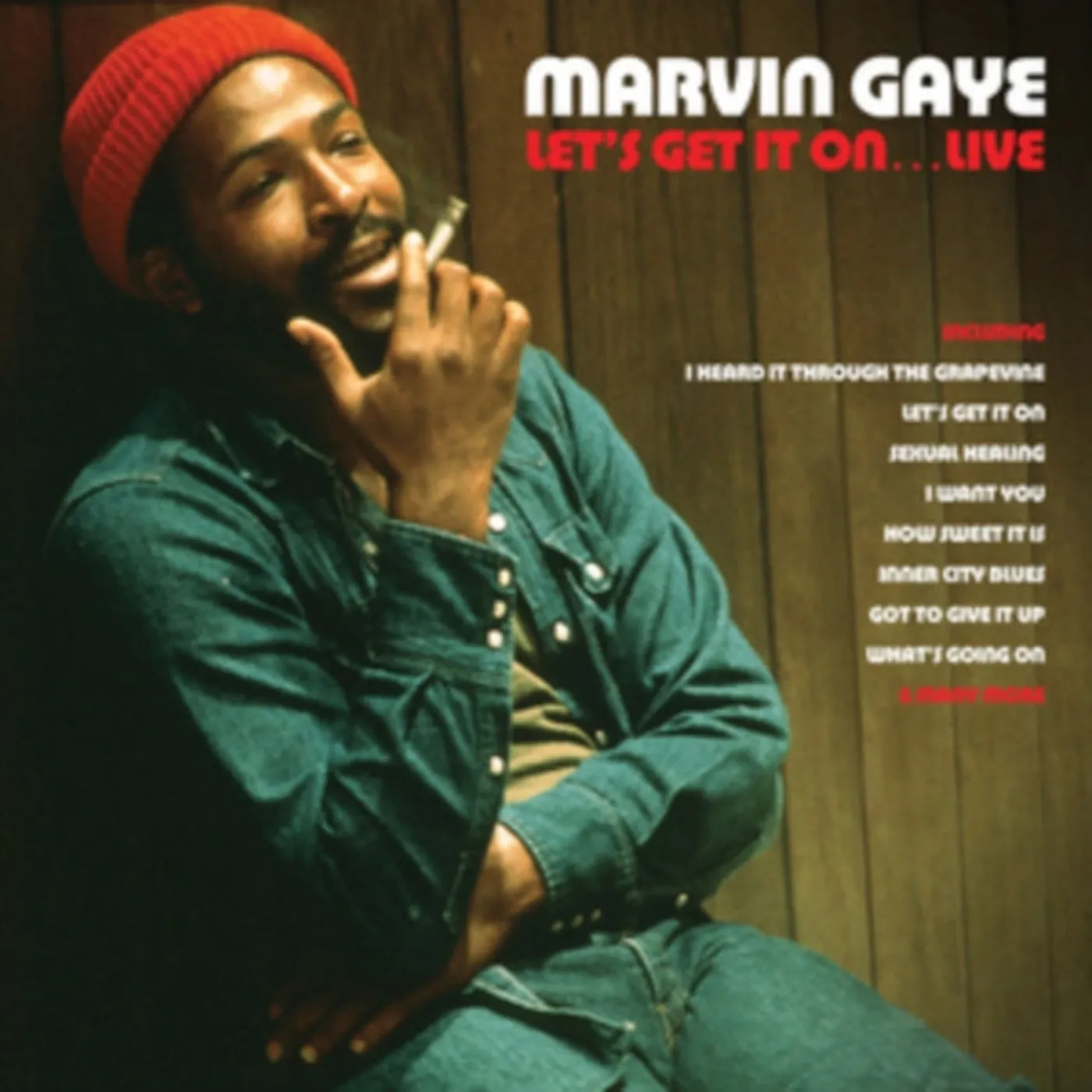 Marvin Gaye LP Vinyl Record - Let's Get It On... Live (Red Vinyl)