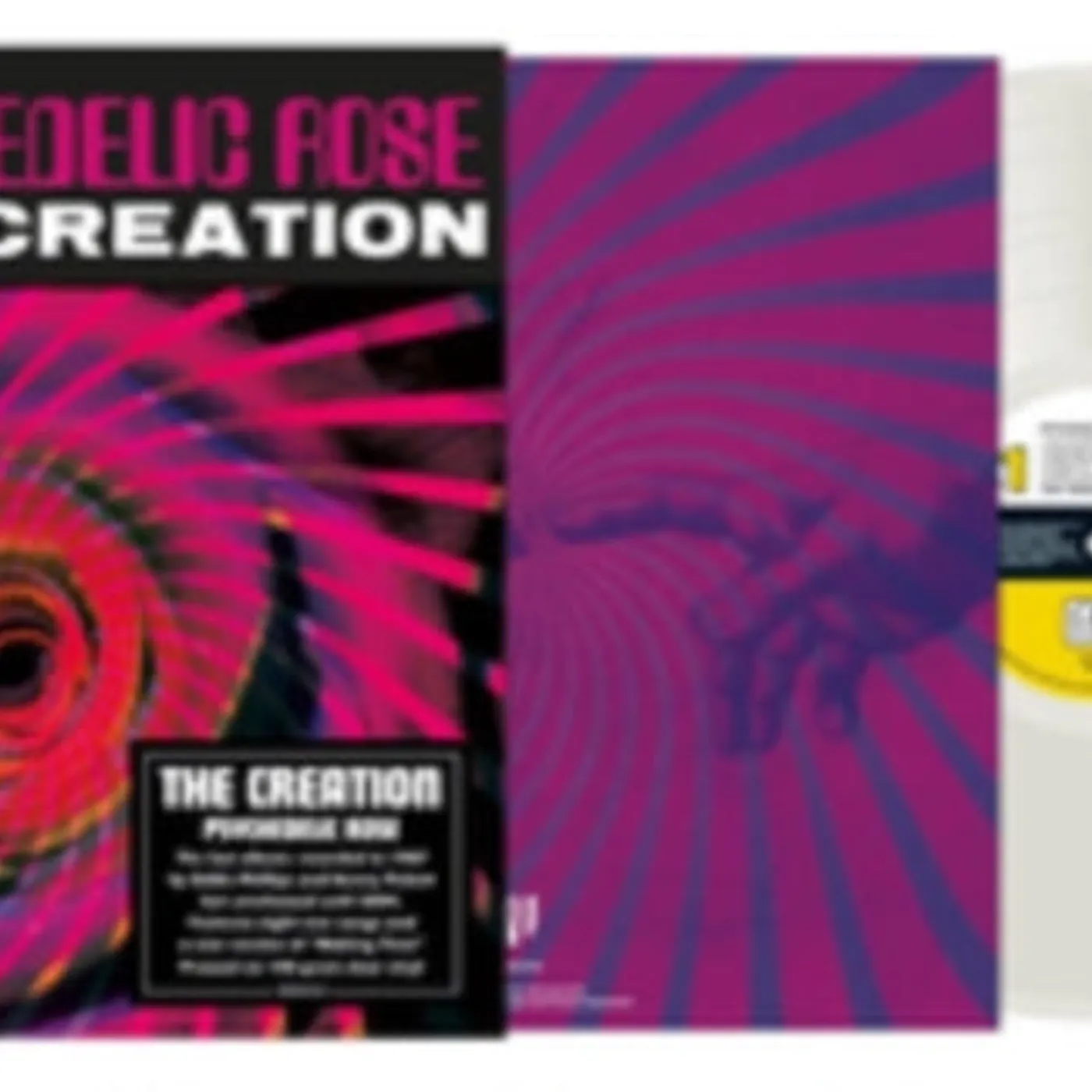 The Creation LP Vinyl Record - Psychedelic Rose (Clear Vinyl)