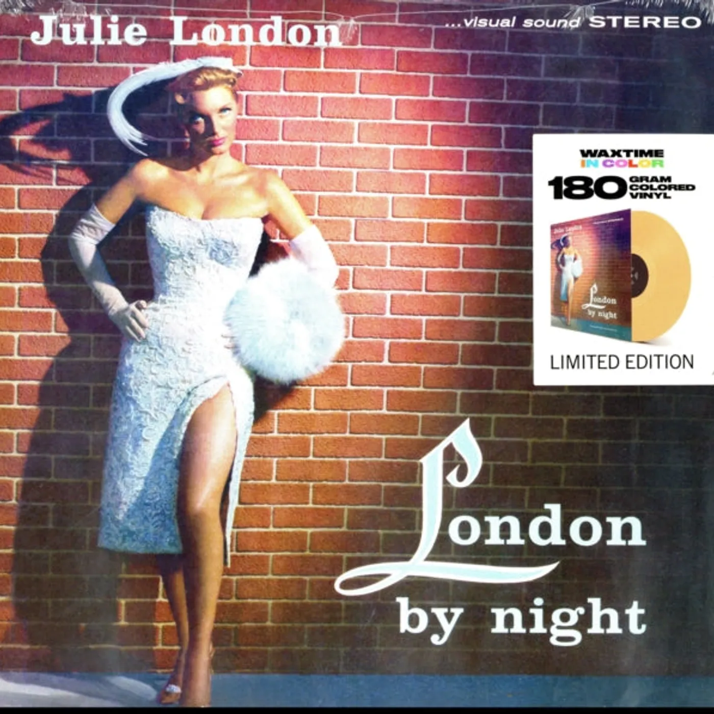 Julie London LP Vinyl Record - London By Night (Limited Solid Orange Vinyl)