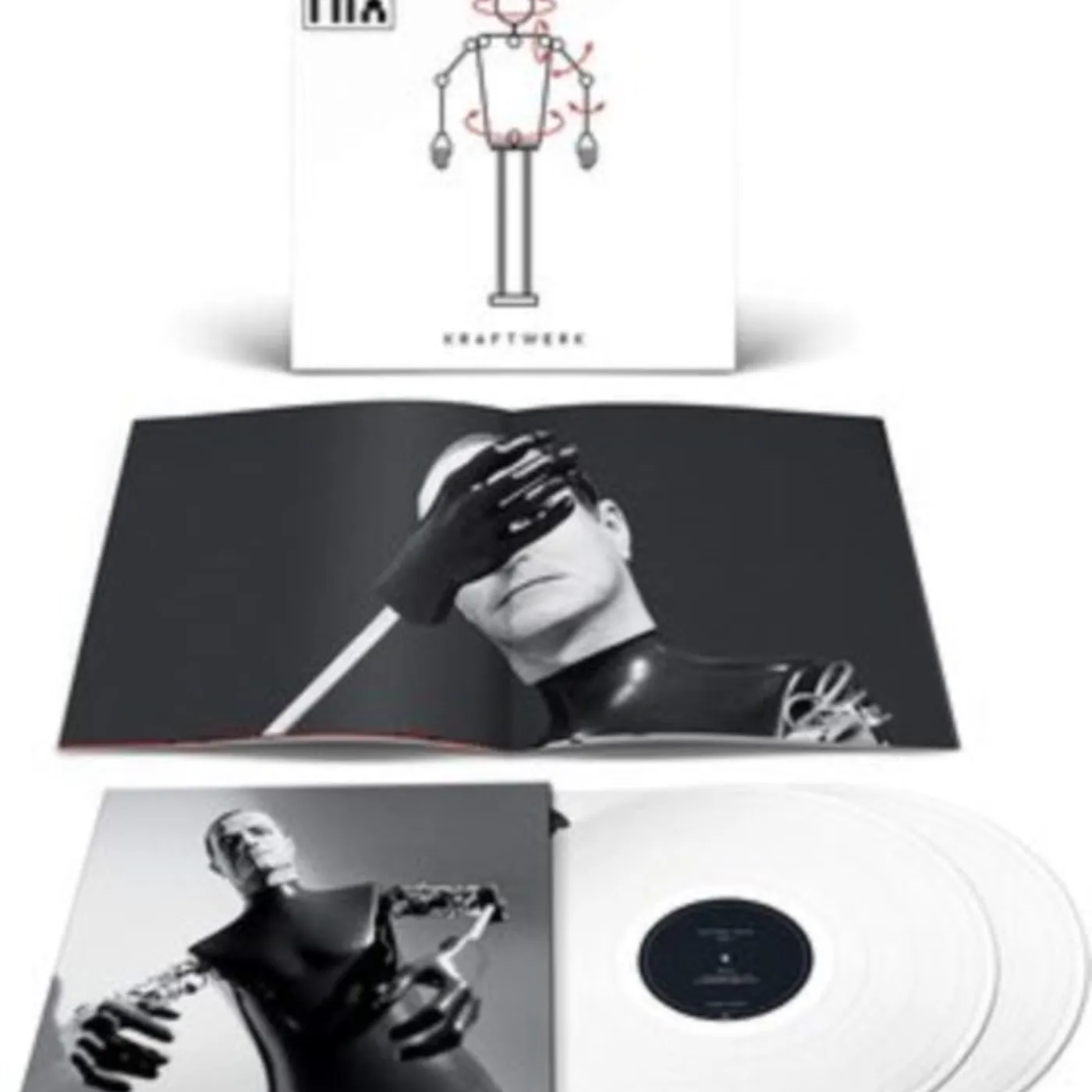 Kraftwerk LP Vinyl Record - The Mix (German Version) (Coloured Vinyl)