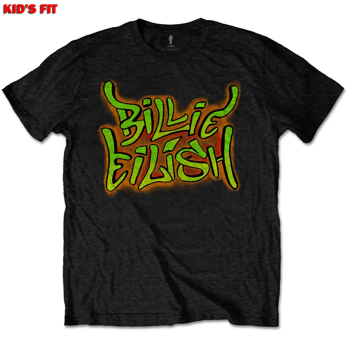 Billie Eilish Kids Youth T Shirt - Graffiti