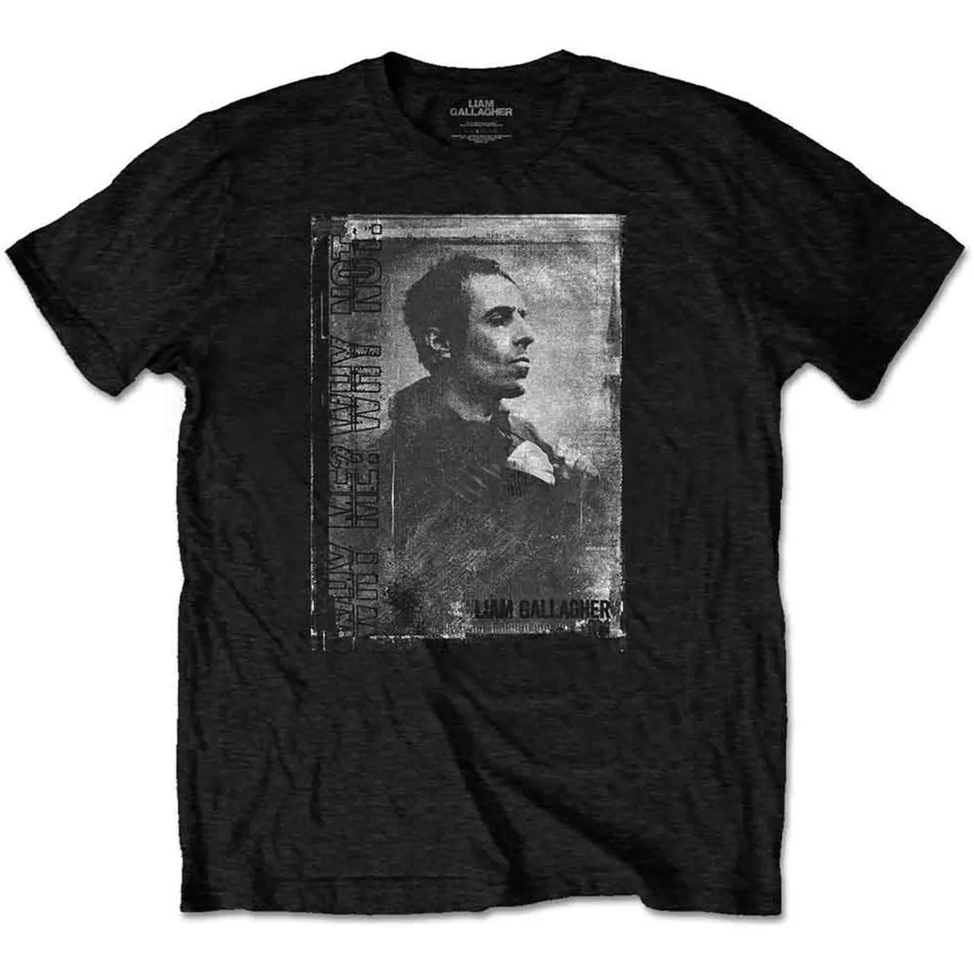 Liam Gallagher T Shirt - Monochrome